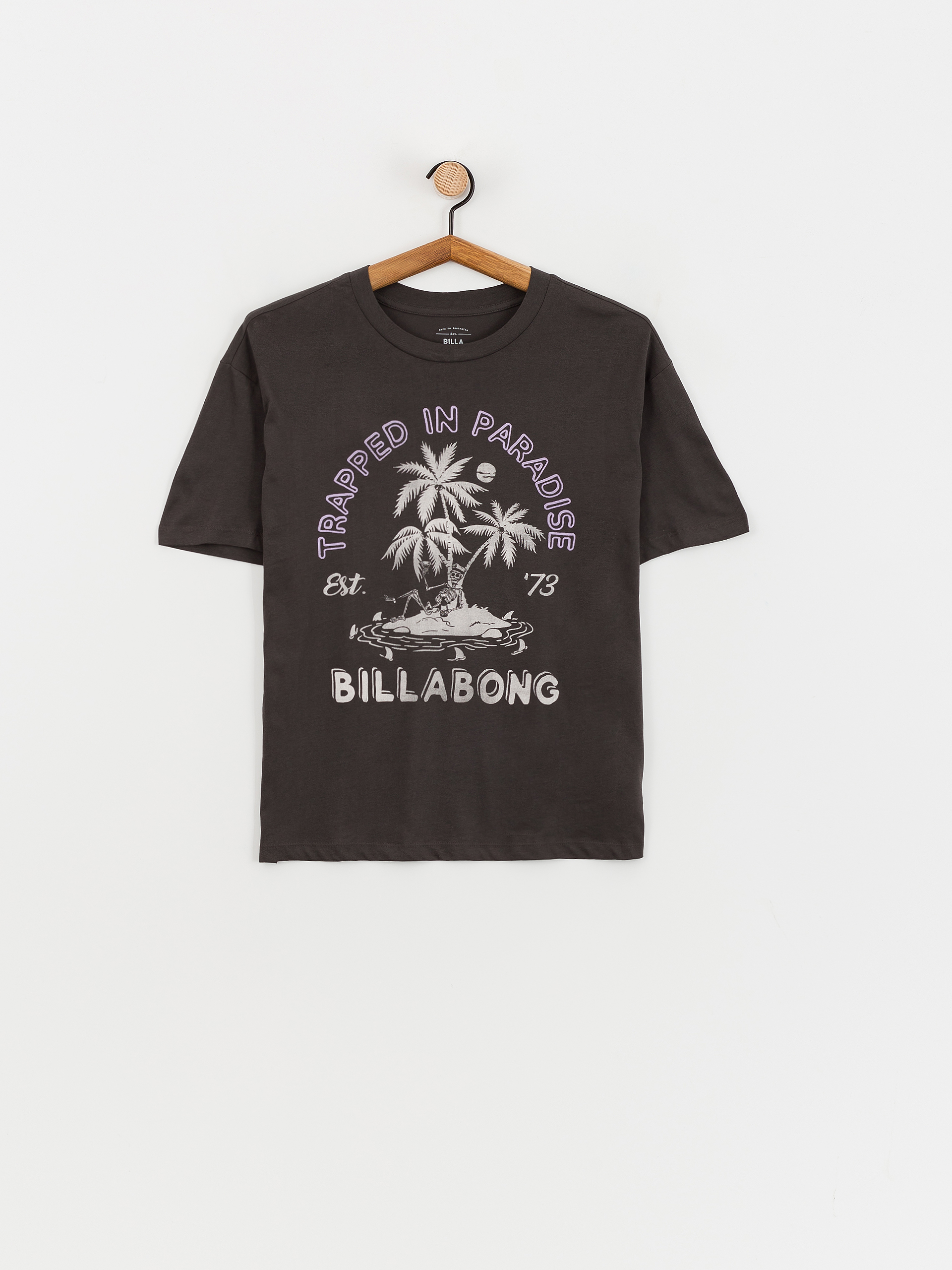 Тениска Billabong Trapped In Paradise Wmn (off black)
