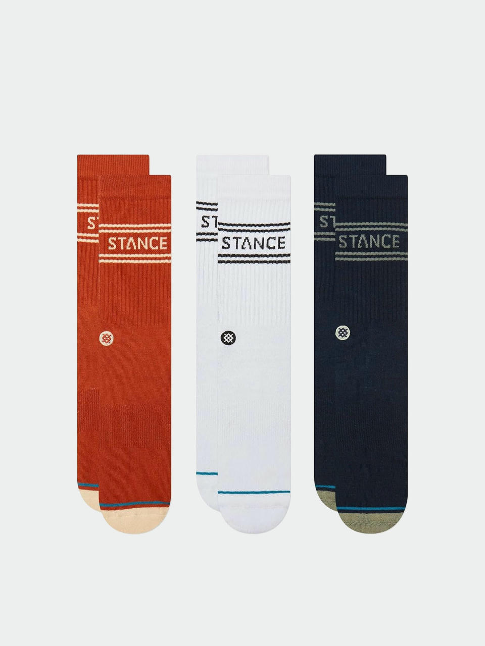 Чорапи Stance Basic 3 Pack Crew (indigo)