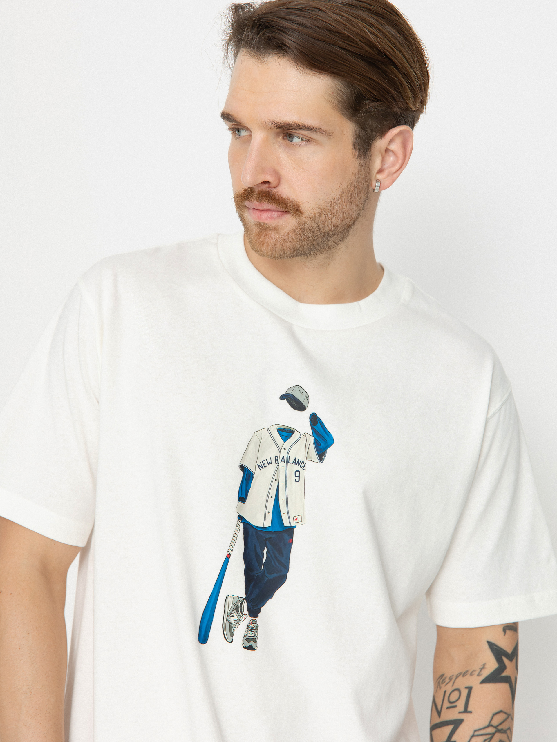 Тениска New Balance Athletics Baseball (sea salt)