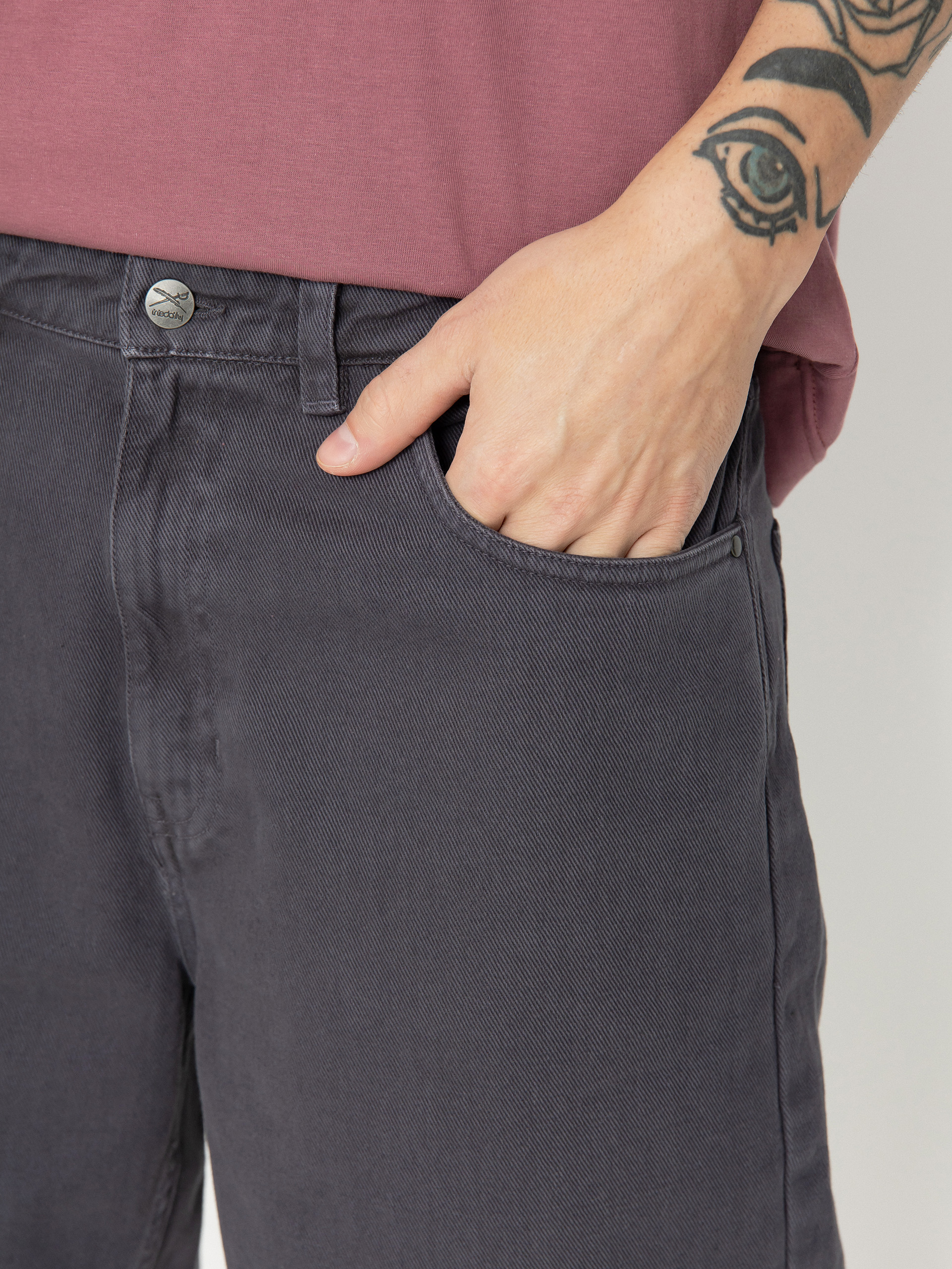 Къси панталони Iriedaily Nanolo (dark steel)