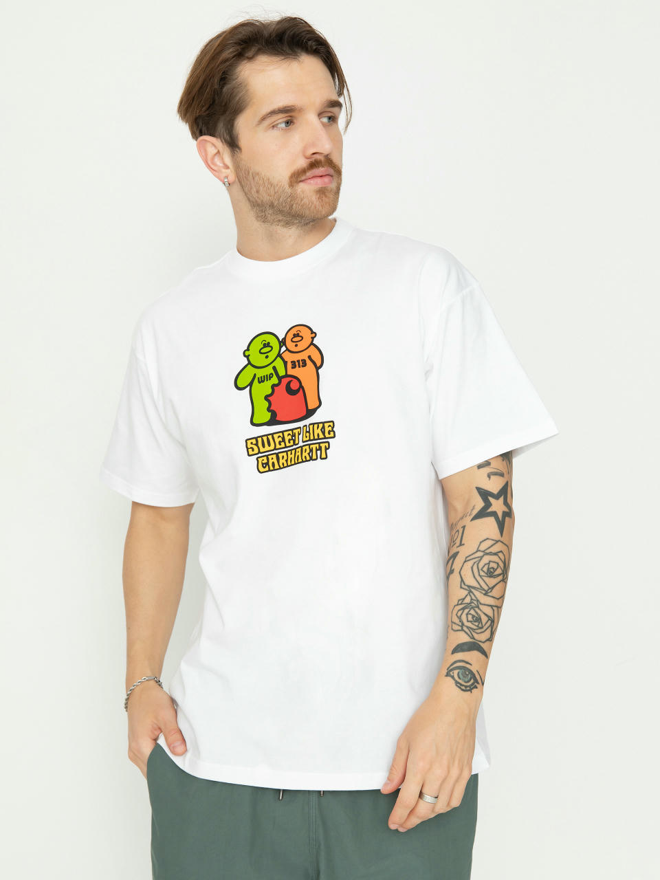 Тениска Carhartt WIP Gummy (white)