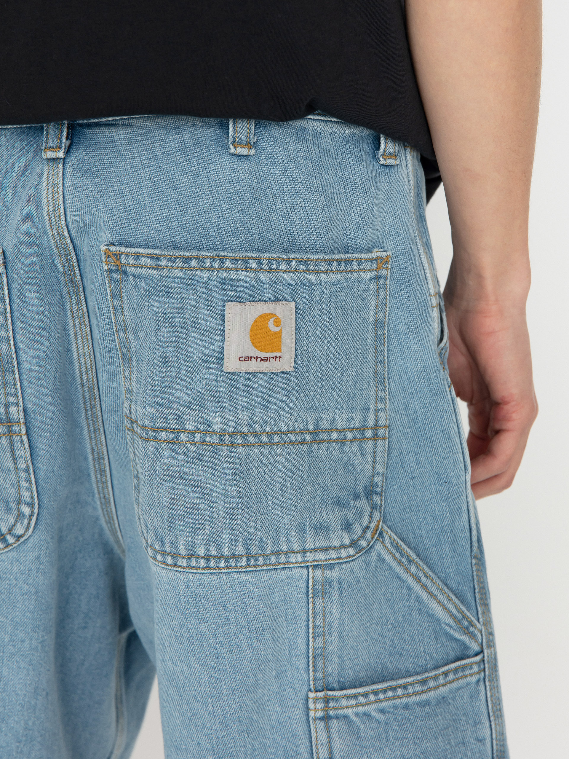 Къси панталони Carhartt WIP Single Knee (blue)