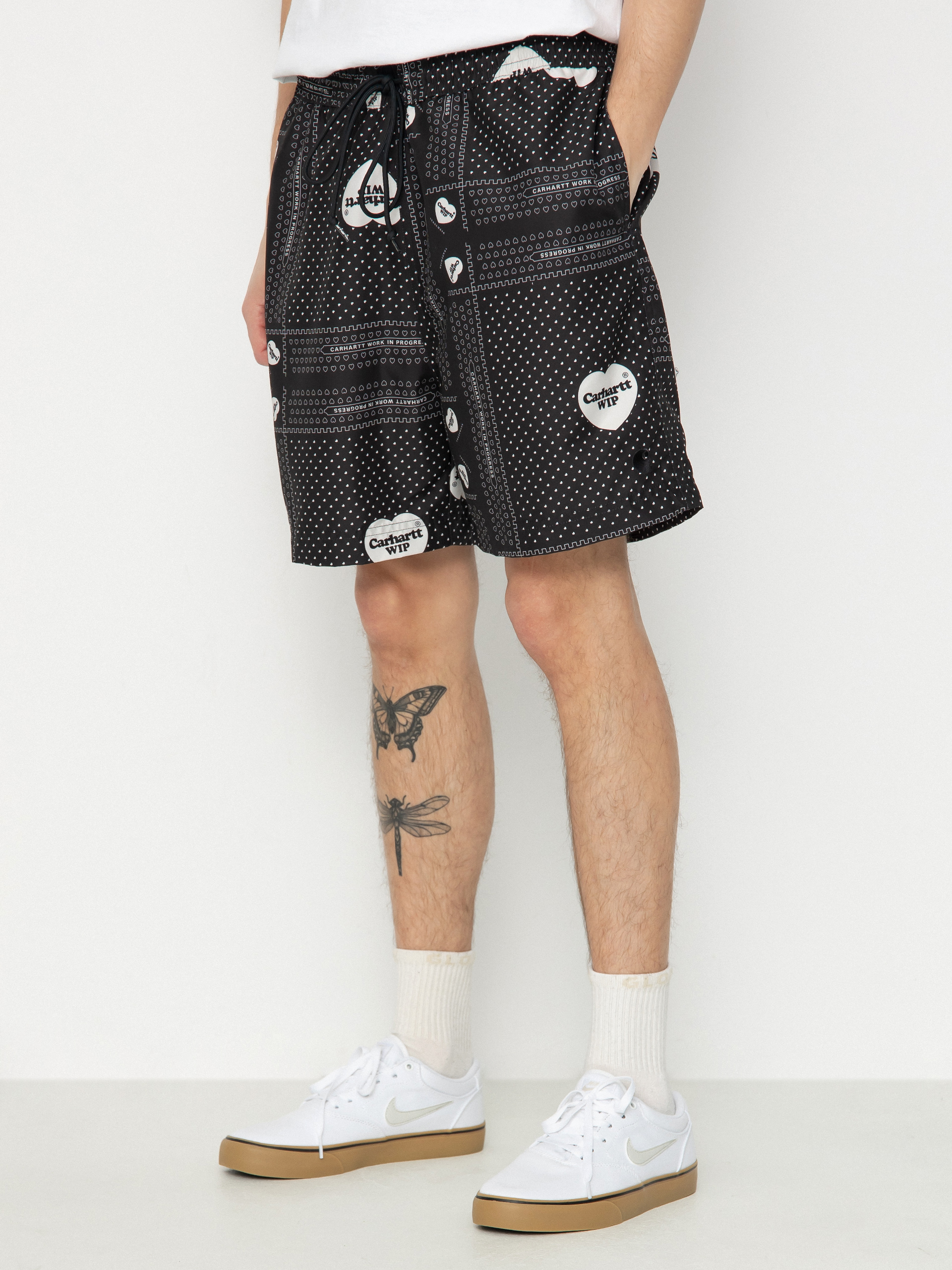 u041au044au0441u0438 u043fu0430u043du0442u0430u043bu043eu043du0438 Carhartt WIP Slater Swim (heart bandana print/black)
