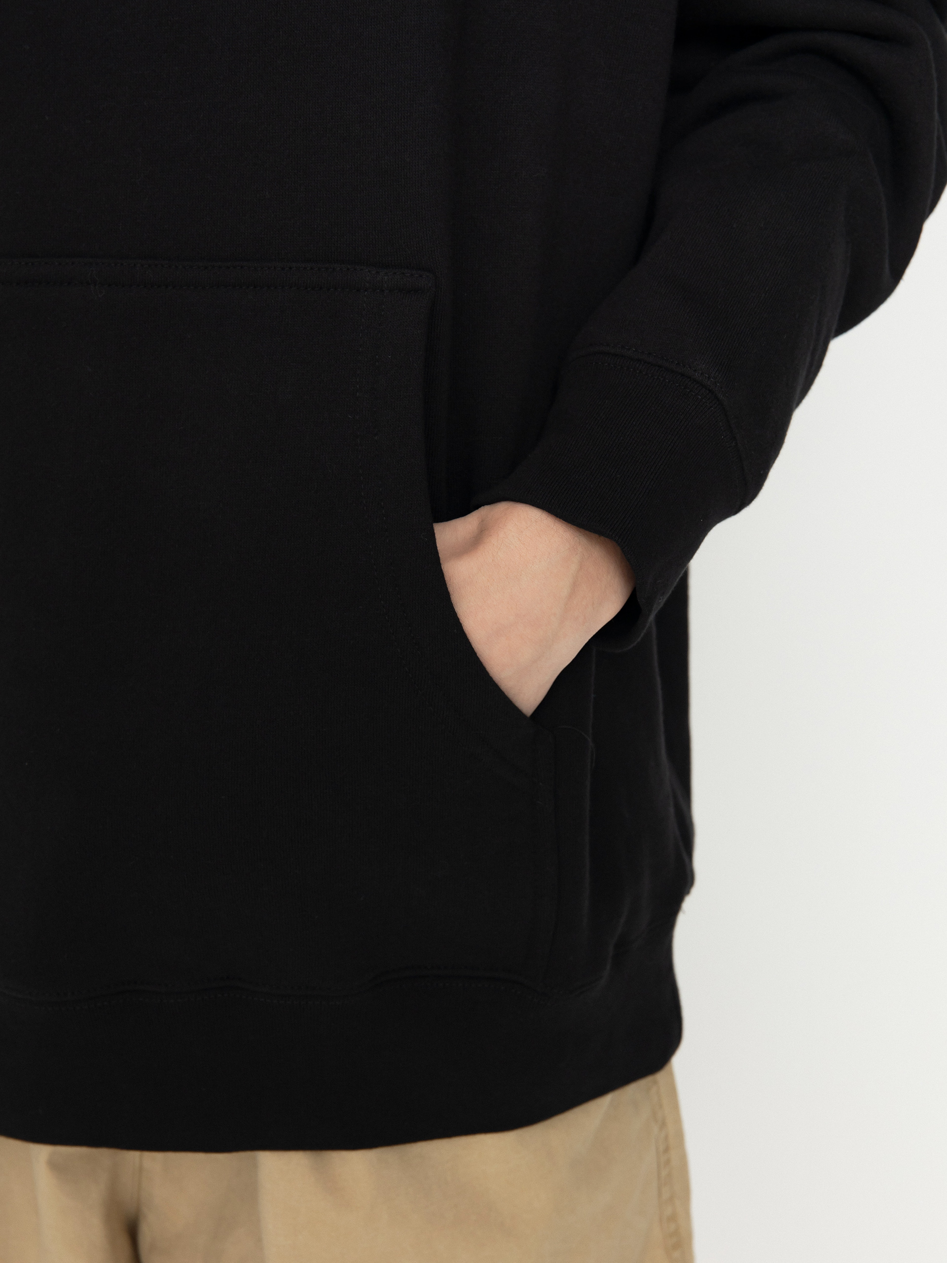 Суитшърт с качулка Spitfire Lil Beatdowns HD (black)