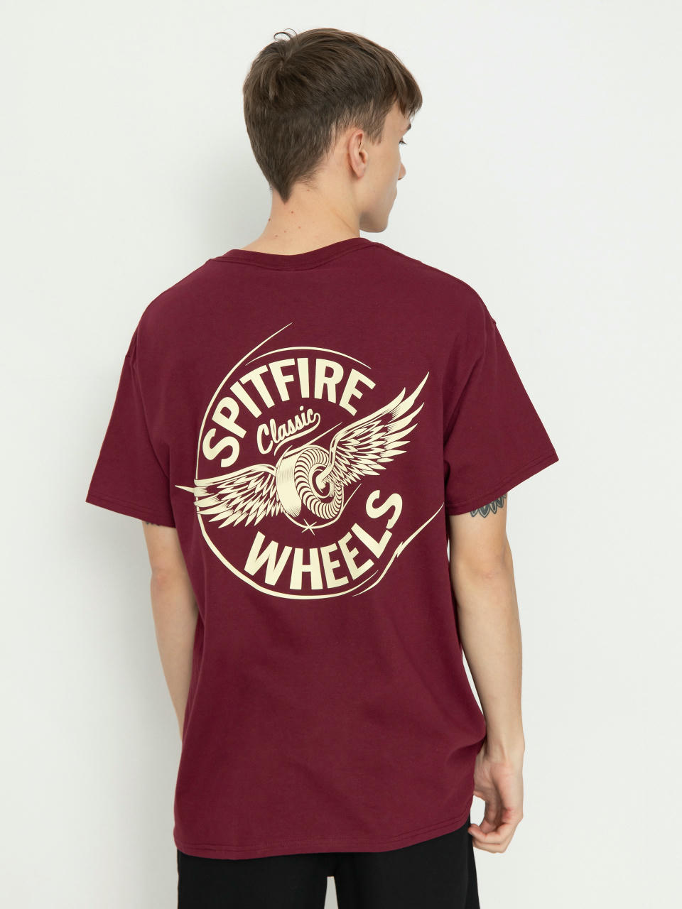 Тениска Spitfire Flying Cls (maroon)