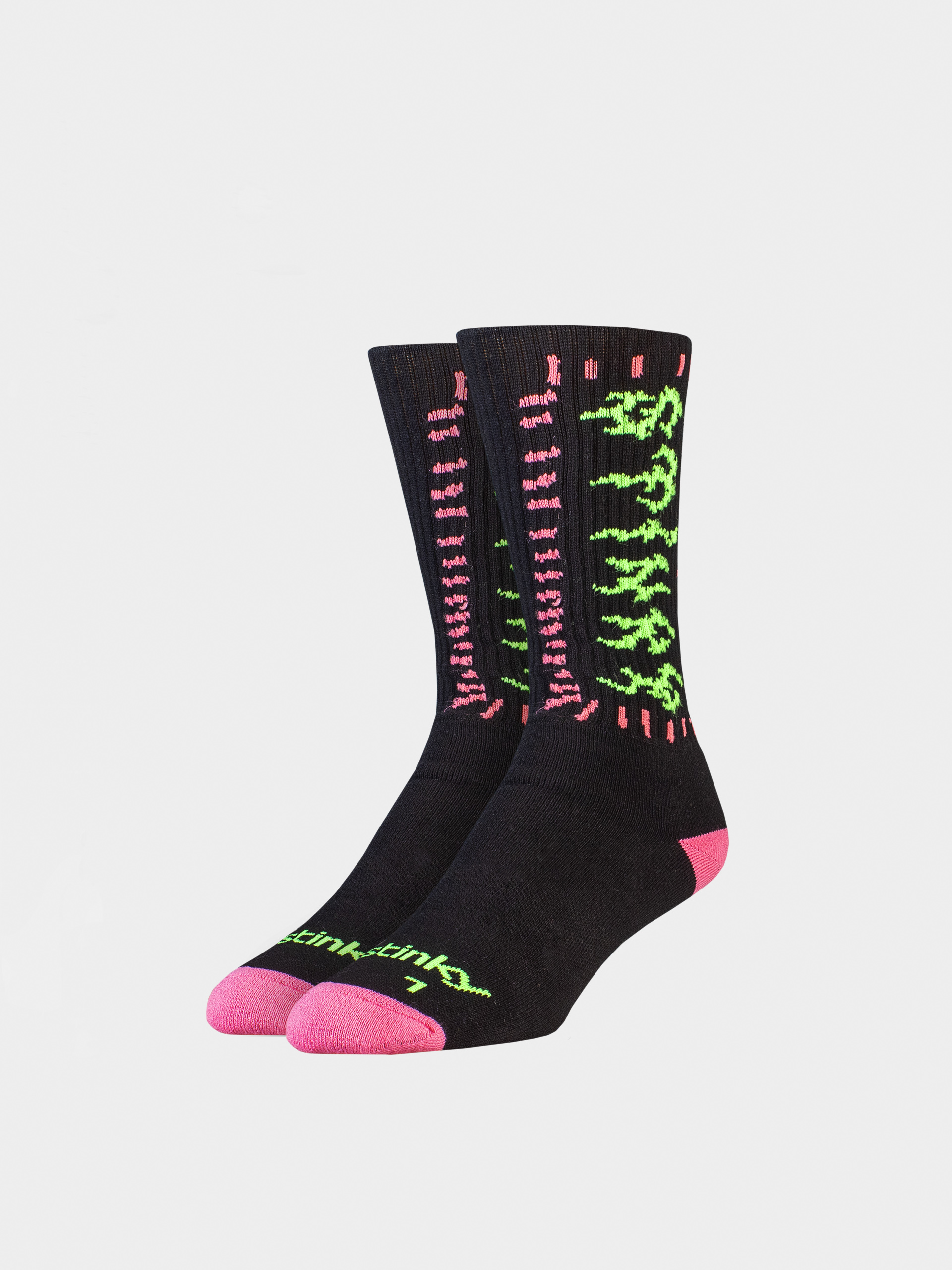 u0427u043eu0440u0430u043fu0438 Stinky Socks Family (black/pink)