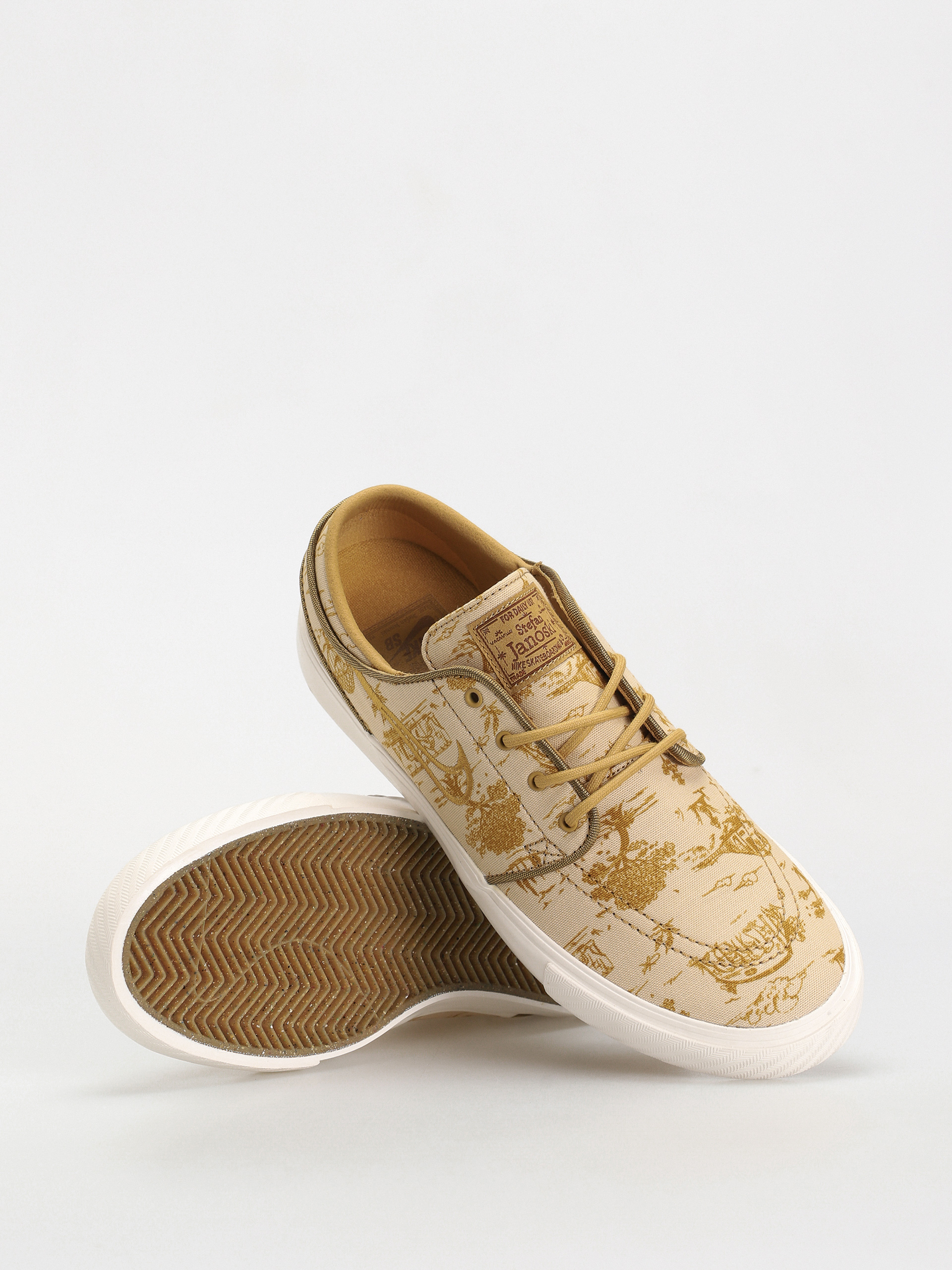 Обувки Nike SB Zoom Janoski Og+ Premium (sesame/flt gold bronzine sail)