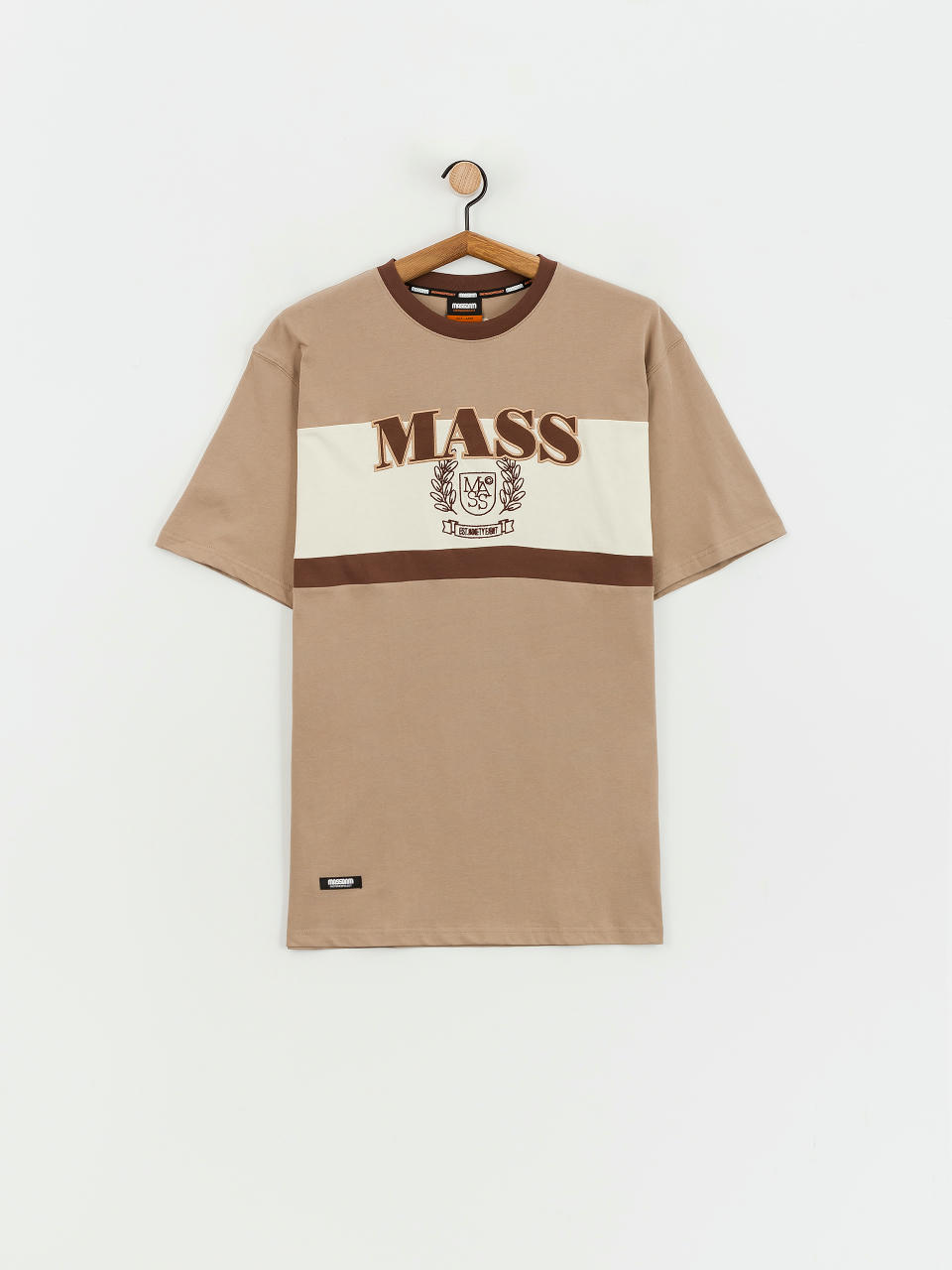 Тениска MassDnm Round One (beige)