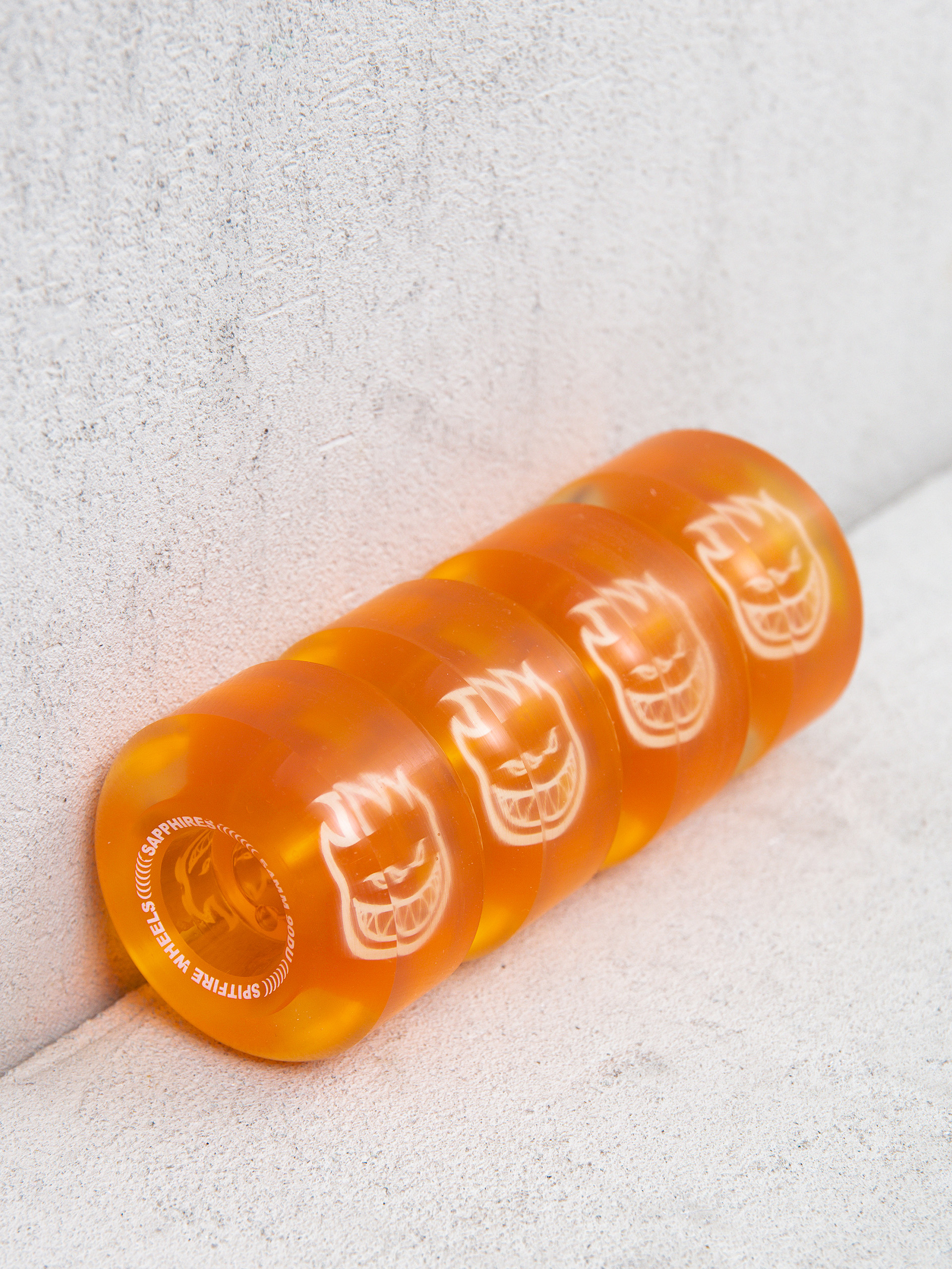 Колелца Spitfire 90D Radials Sapphire (clear/orange)