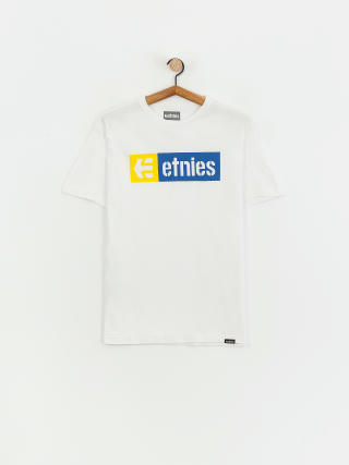Тениска Etnies New Box (white/yellow)