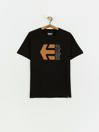 Тениска Etnies Corp Combo (black/brown)