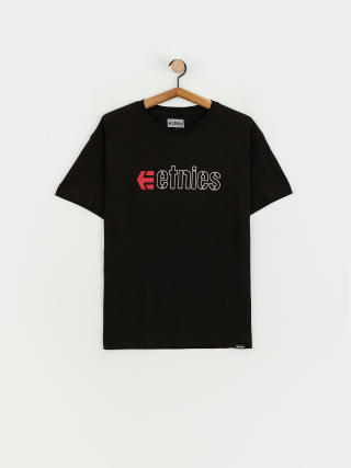 Тениска Etnies Ecorp (black/red/white)