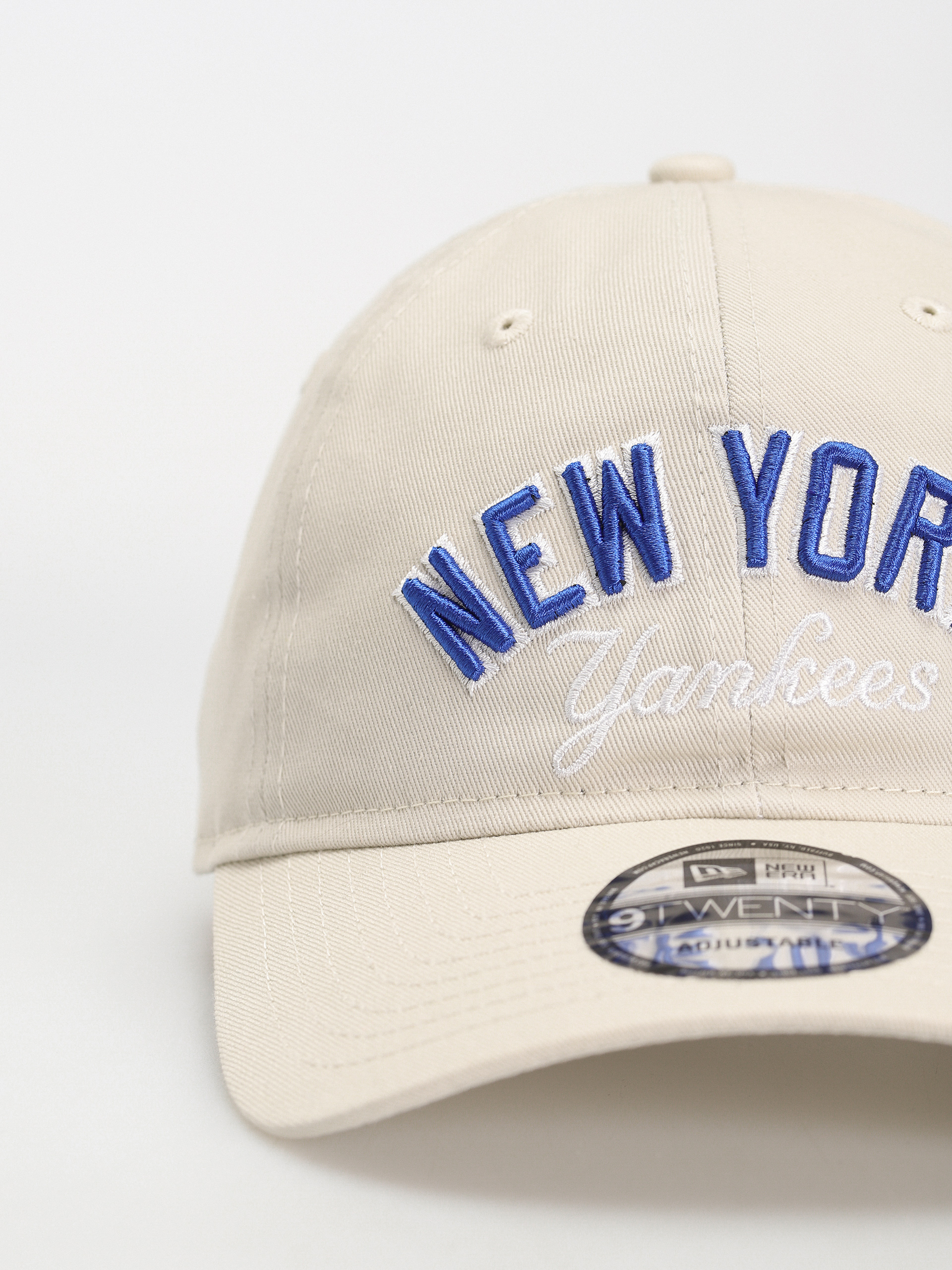 Шапка с козирка New Era MLB Wordmark 9Twenty New York Yankees (ivory/blue)