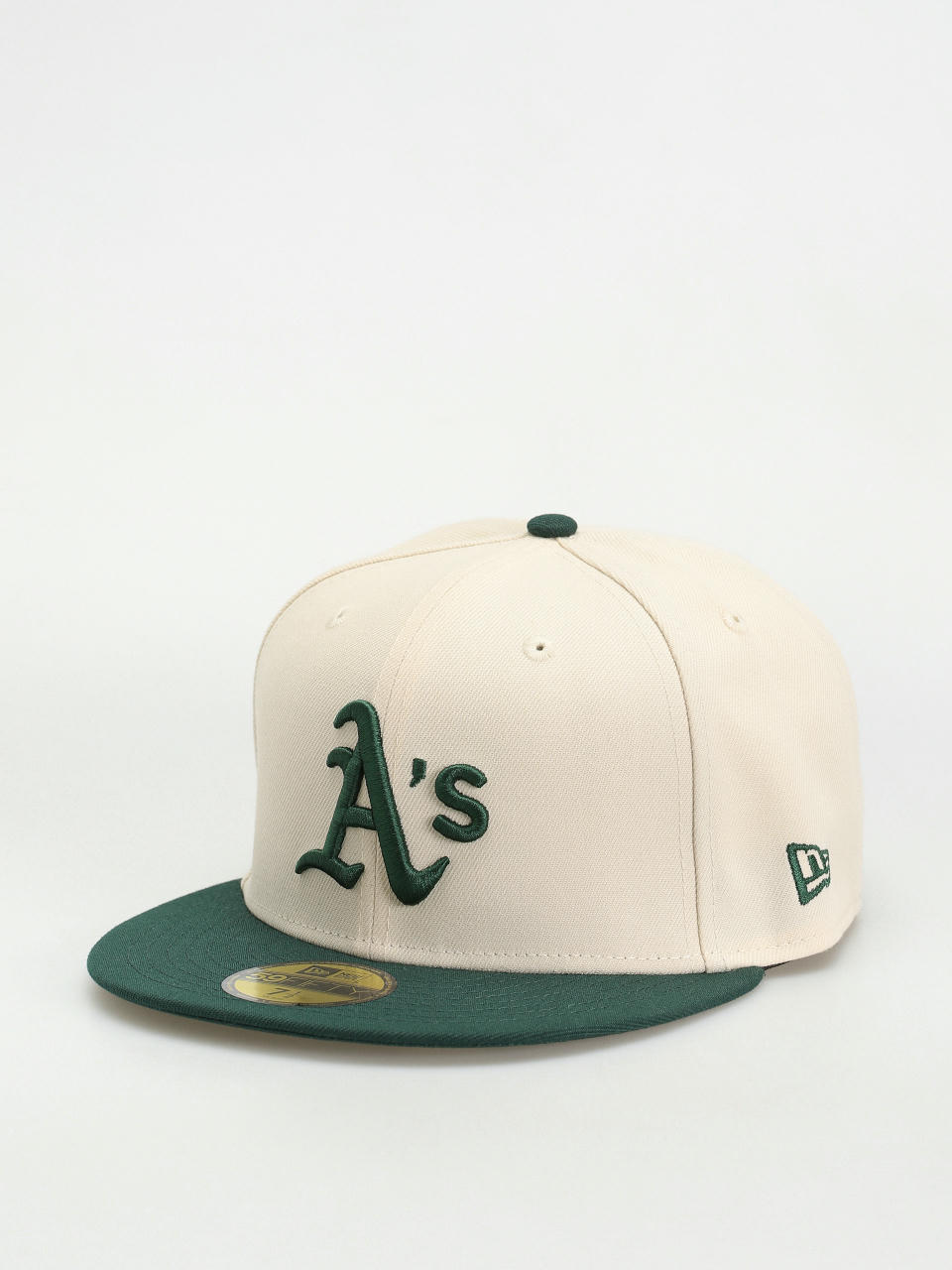 Шапка с козирка New Era Team Colour 59Fifty Oakland Athletics (ivory/green)