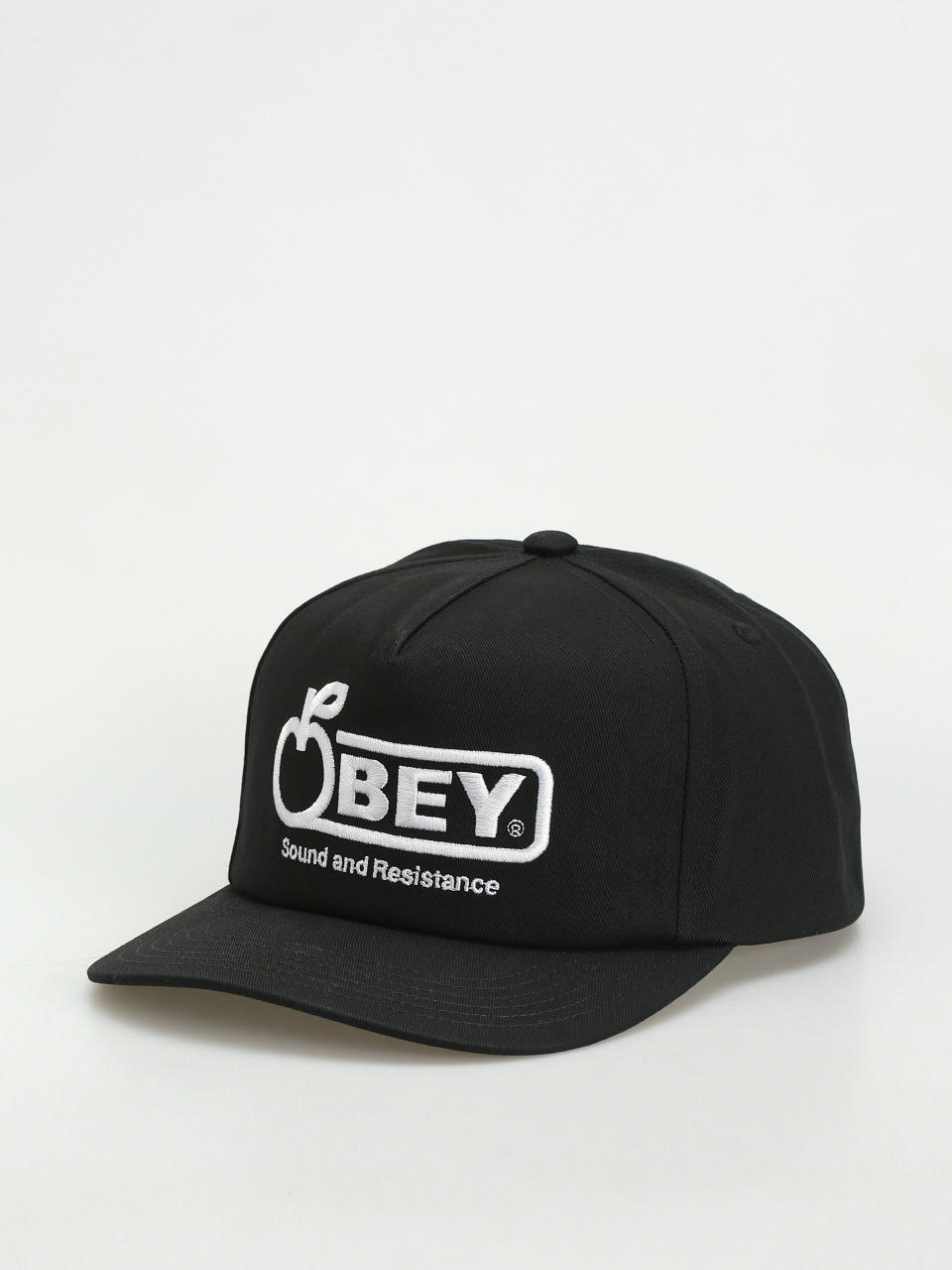 Шапка с козирка OBEY Sound Twill 5 Panel (black)