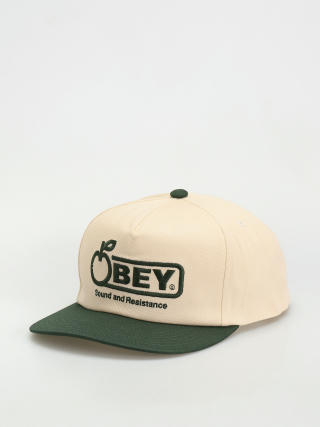 Шапка с козирка OBEY Sound Twill 5 Panel (unbleached multi)