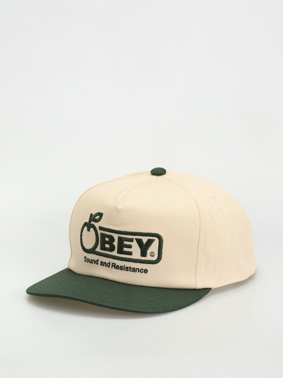 Шапка с козирка OBEY Sound Twill 5 Panel (unbleached multi)