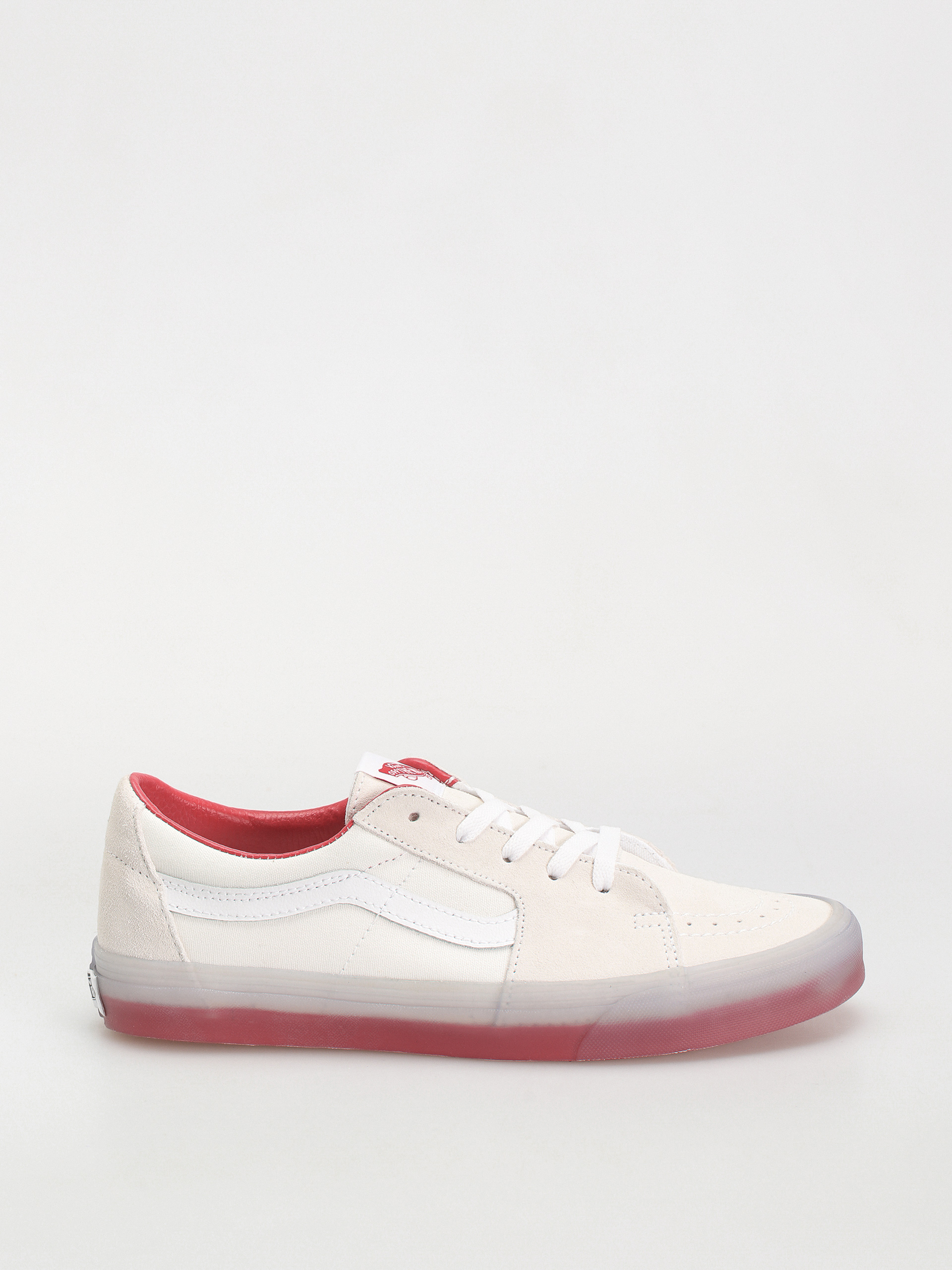 u041eu0431u0443u0432u043au0438 Vans Sk8 Low (translucent sidewall white/red)