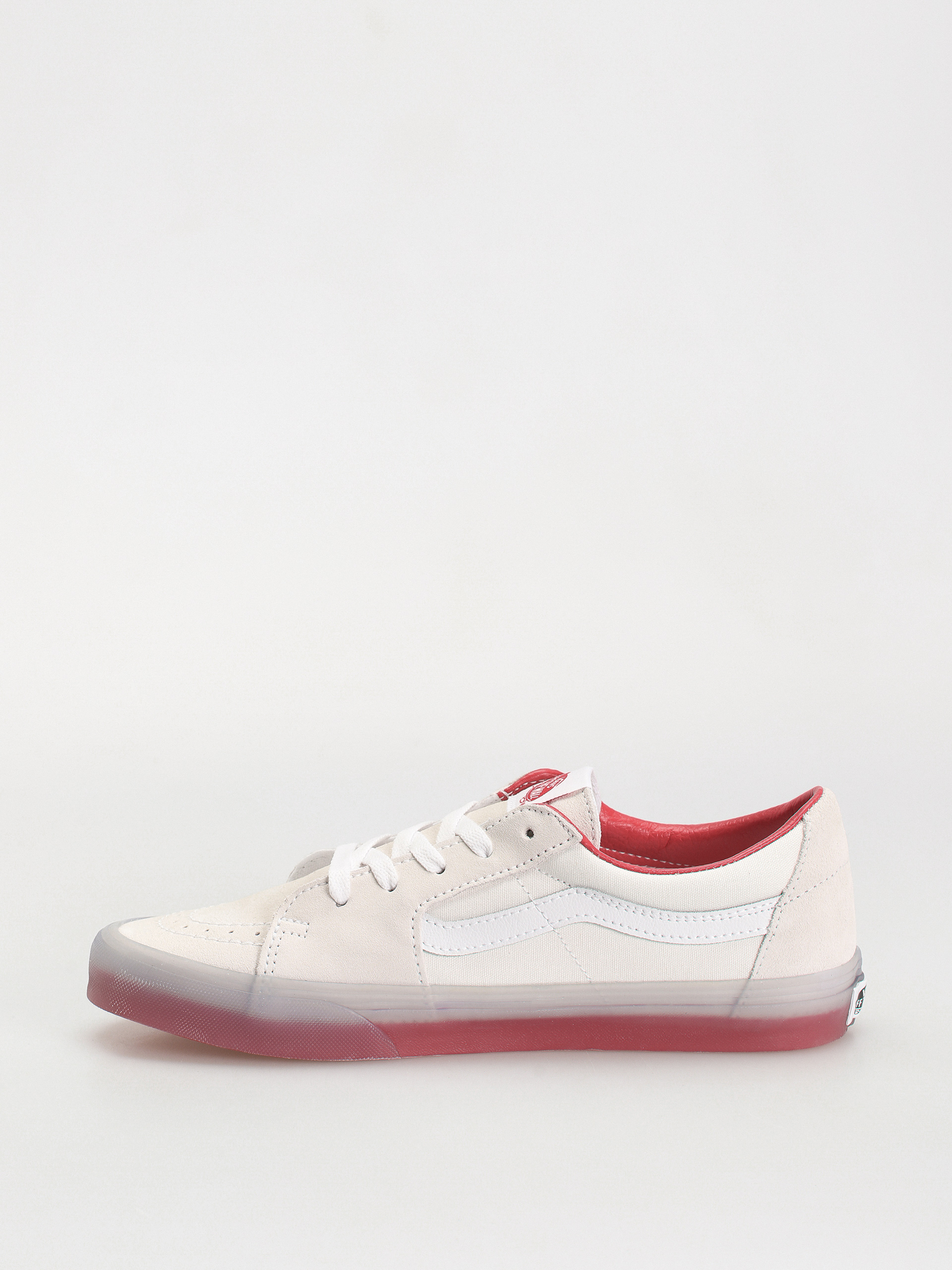 Обувки Vans Sk8 Low (translucent sidewall white/red)
