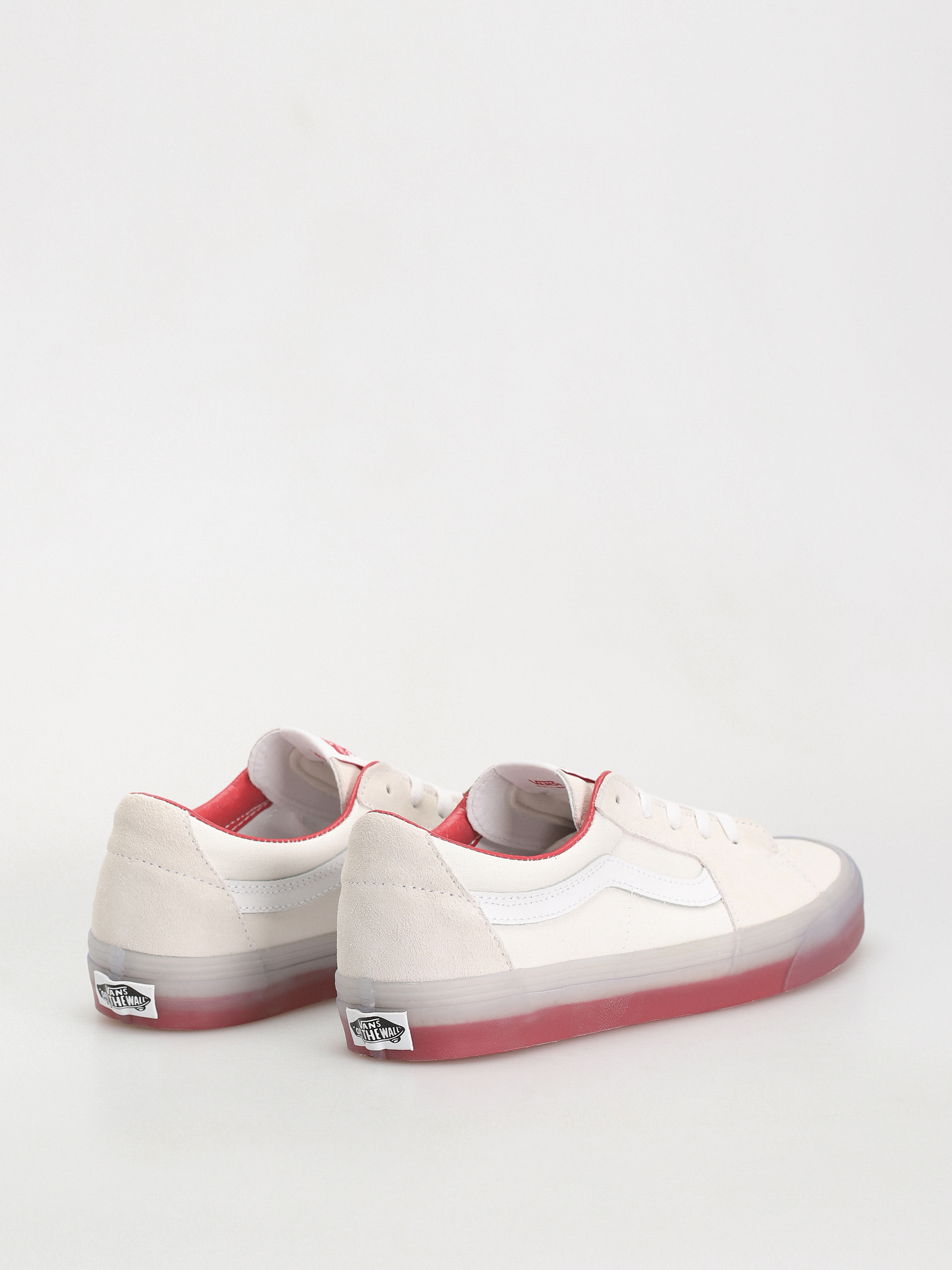 Обувки Vans Sk8 Low (translucent sidewall white/red)