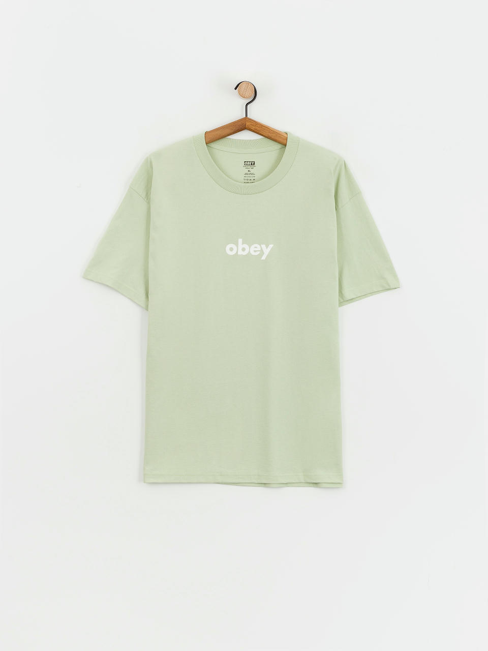 Тениска OBEY Lower Case 2 (cucumber)