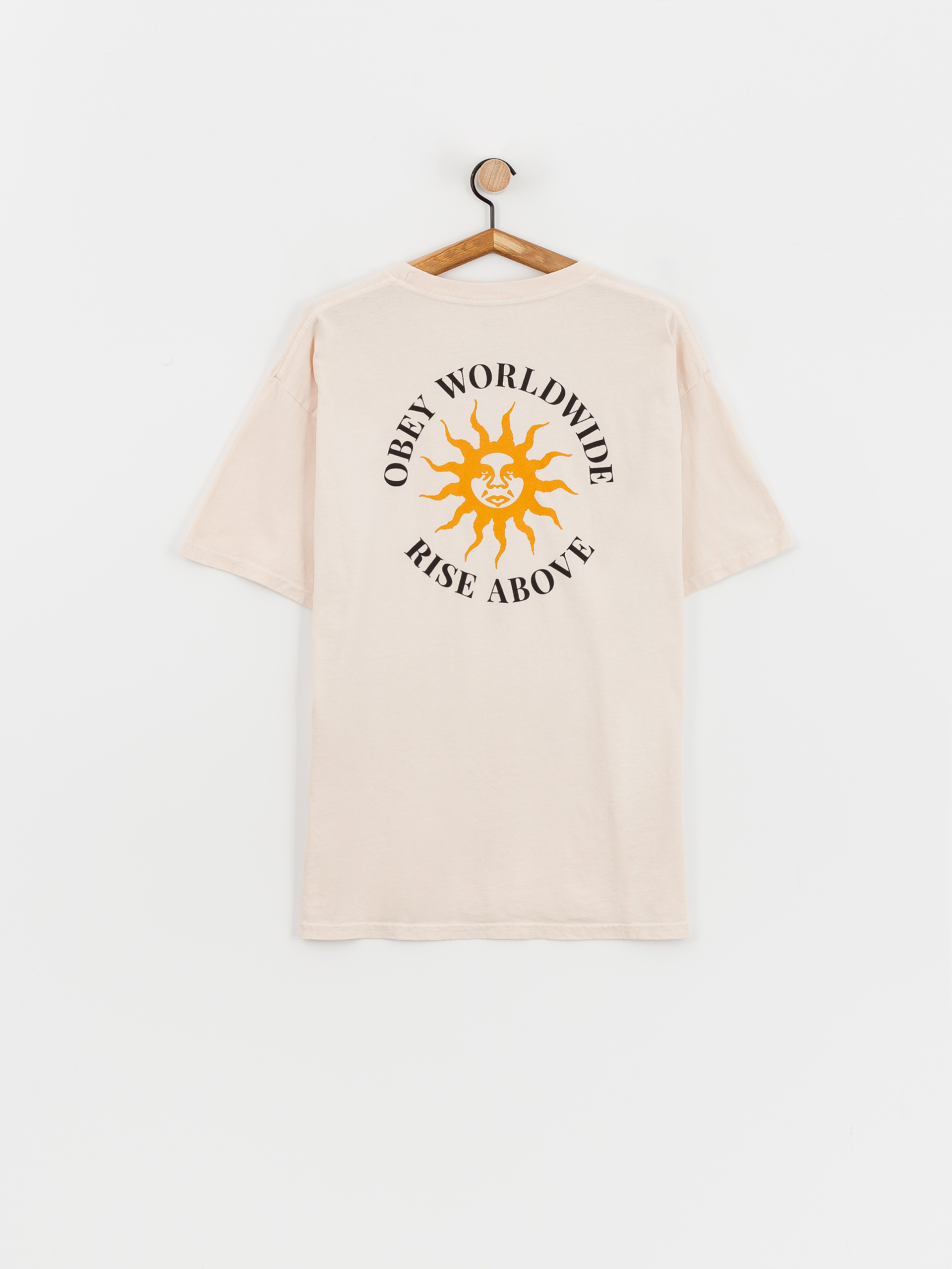 Тениска OBEY Rise (pigment sago)