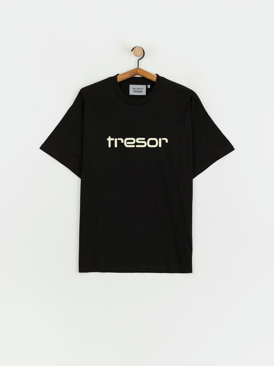 Тениска Carhartt WIP X TRESOR Techno Alliance (black/glow green)