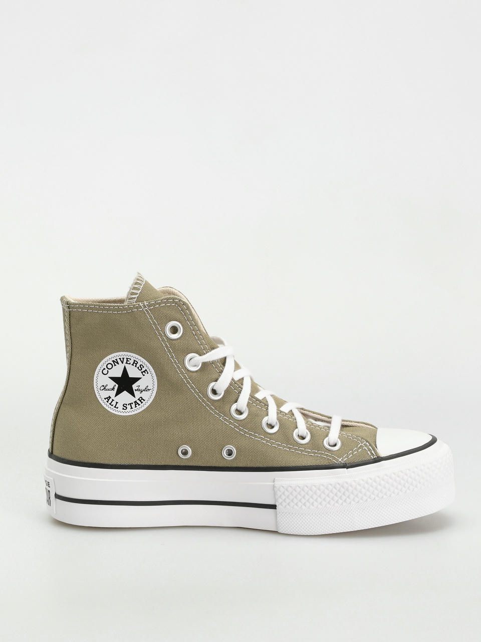 Кецове Converse Chuck Taylor All Star Lift Hi Wmn (olive/white)