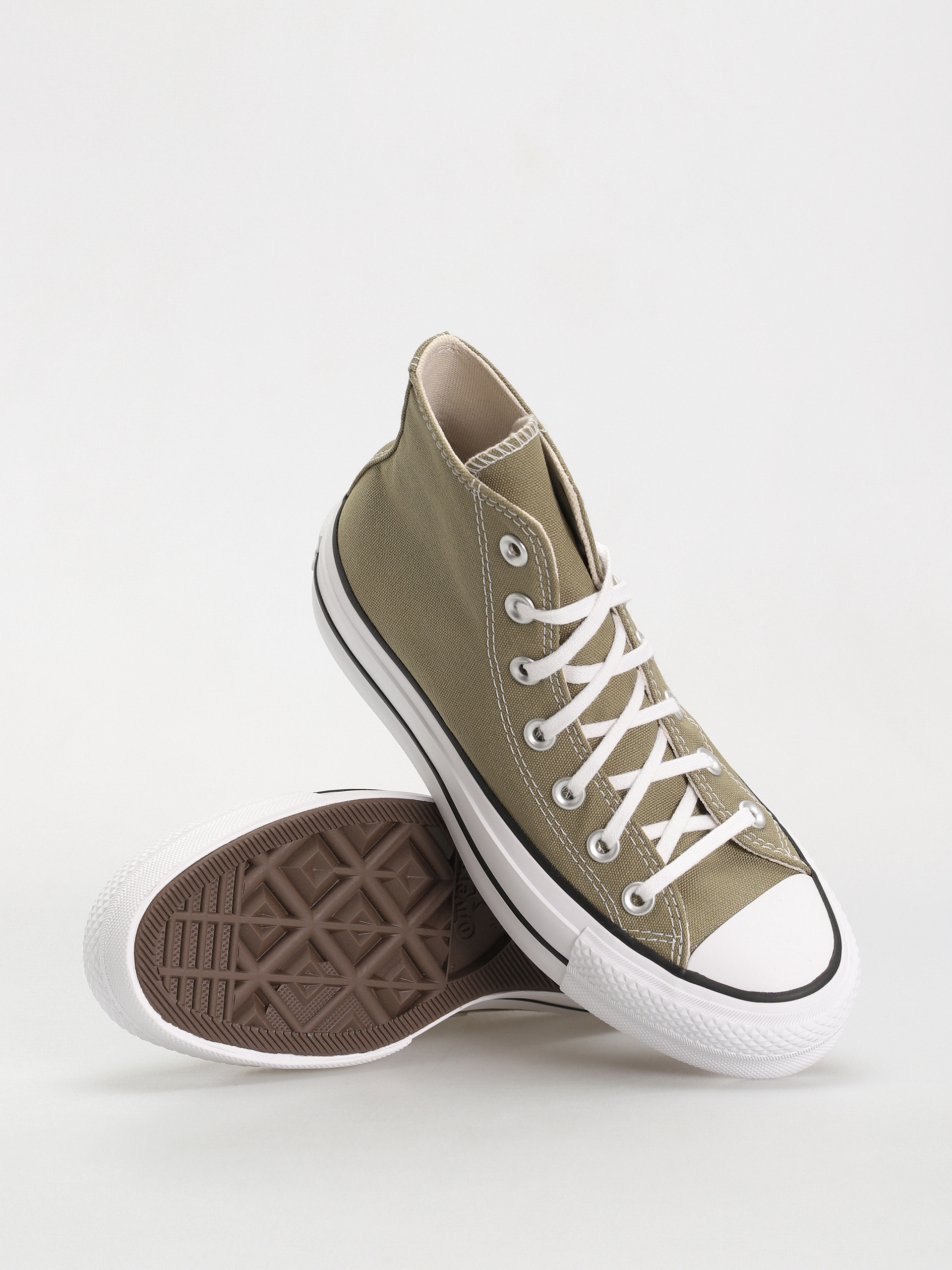 Кецове Converse Chuck Taylor All Star Lift Hi Wmn (olive/white)