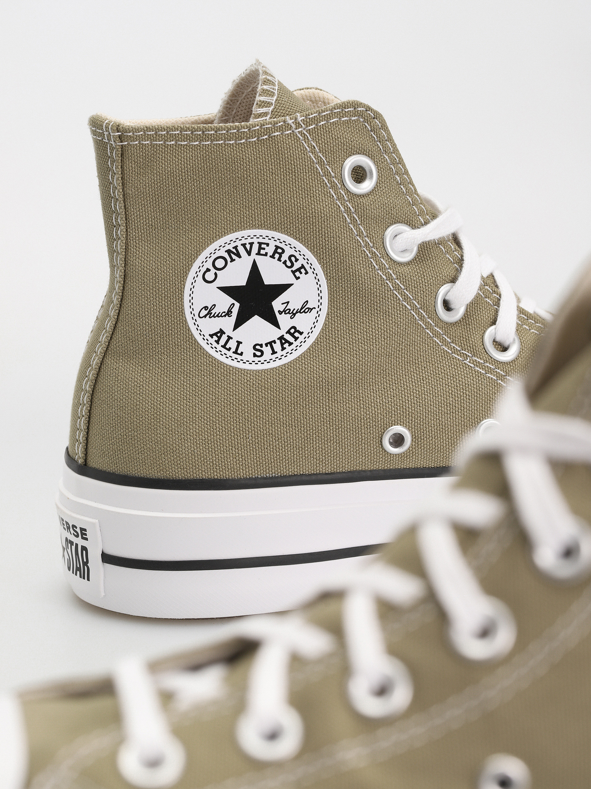 Кецове Converse Chuck Taylor All Star Lift Hi Wmn (olive/white)
