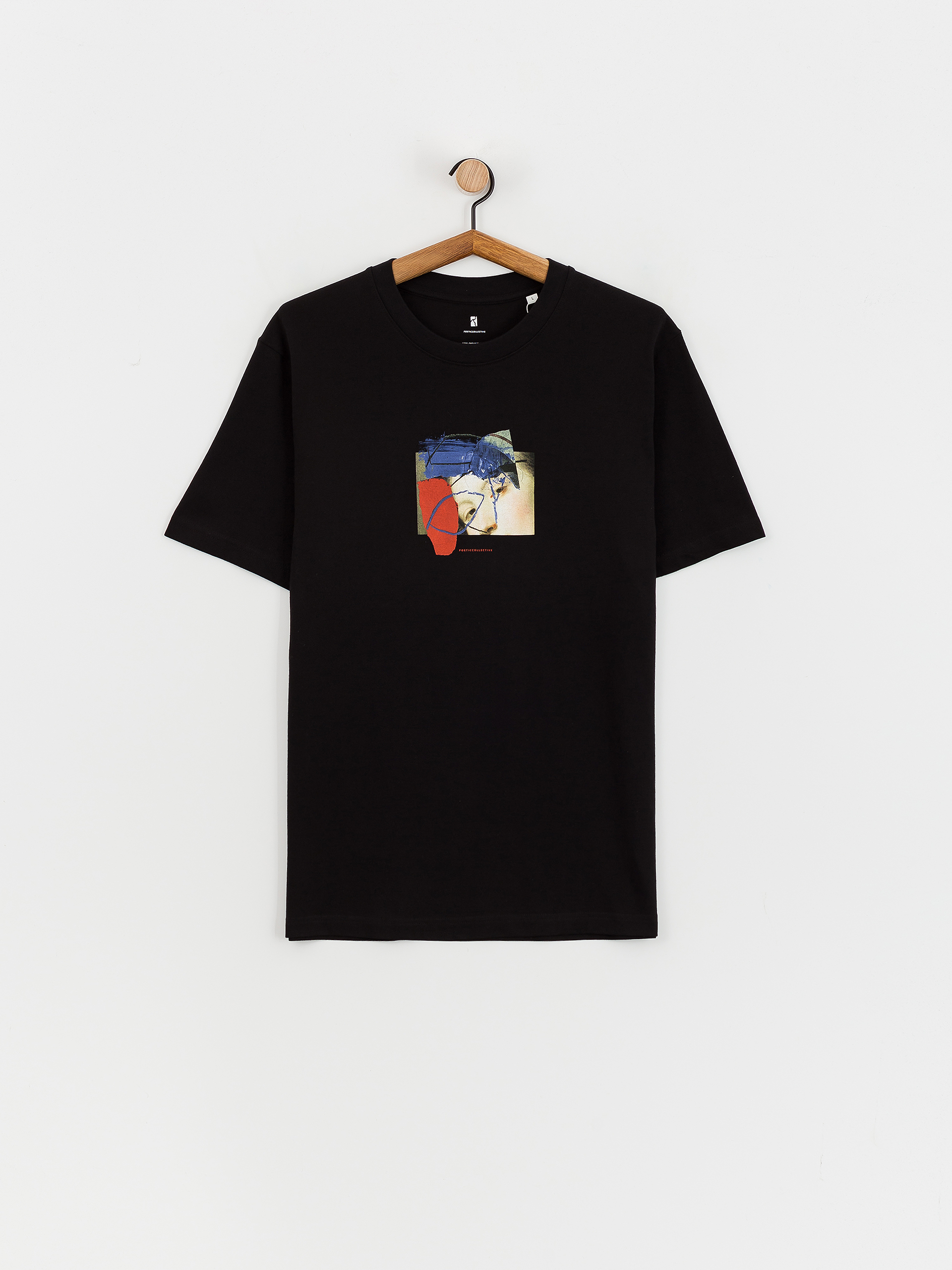 Тениска Poetic Collective Half on Half (black)