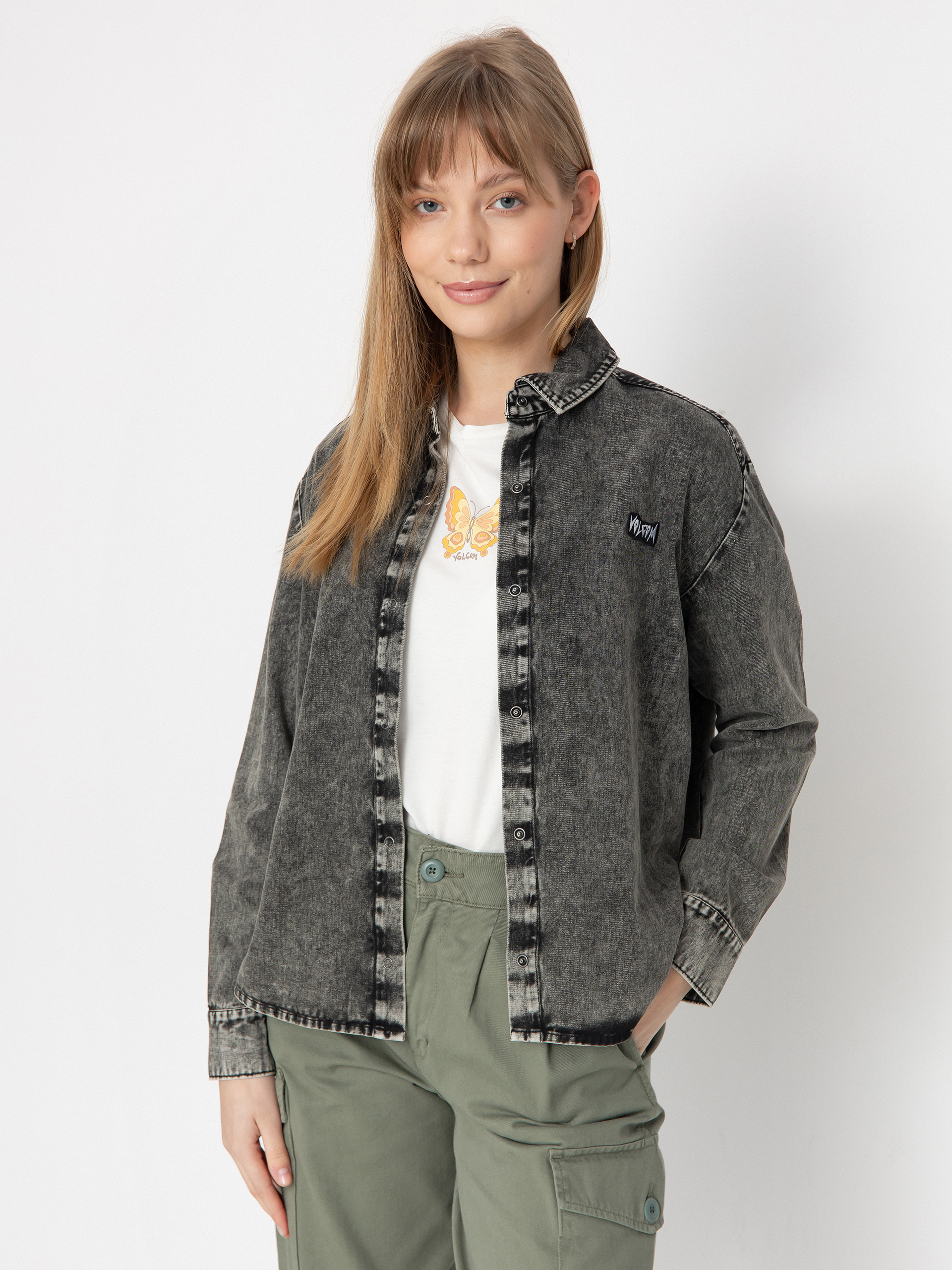 Блузи Volcom Asphalt Shirt Ls Wmn