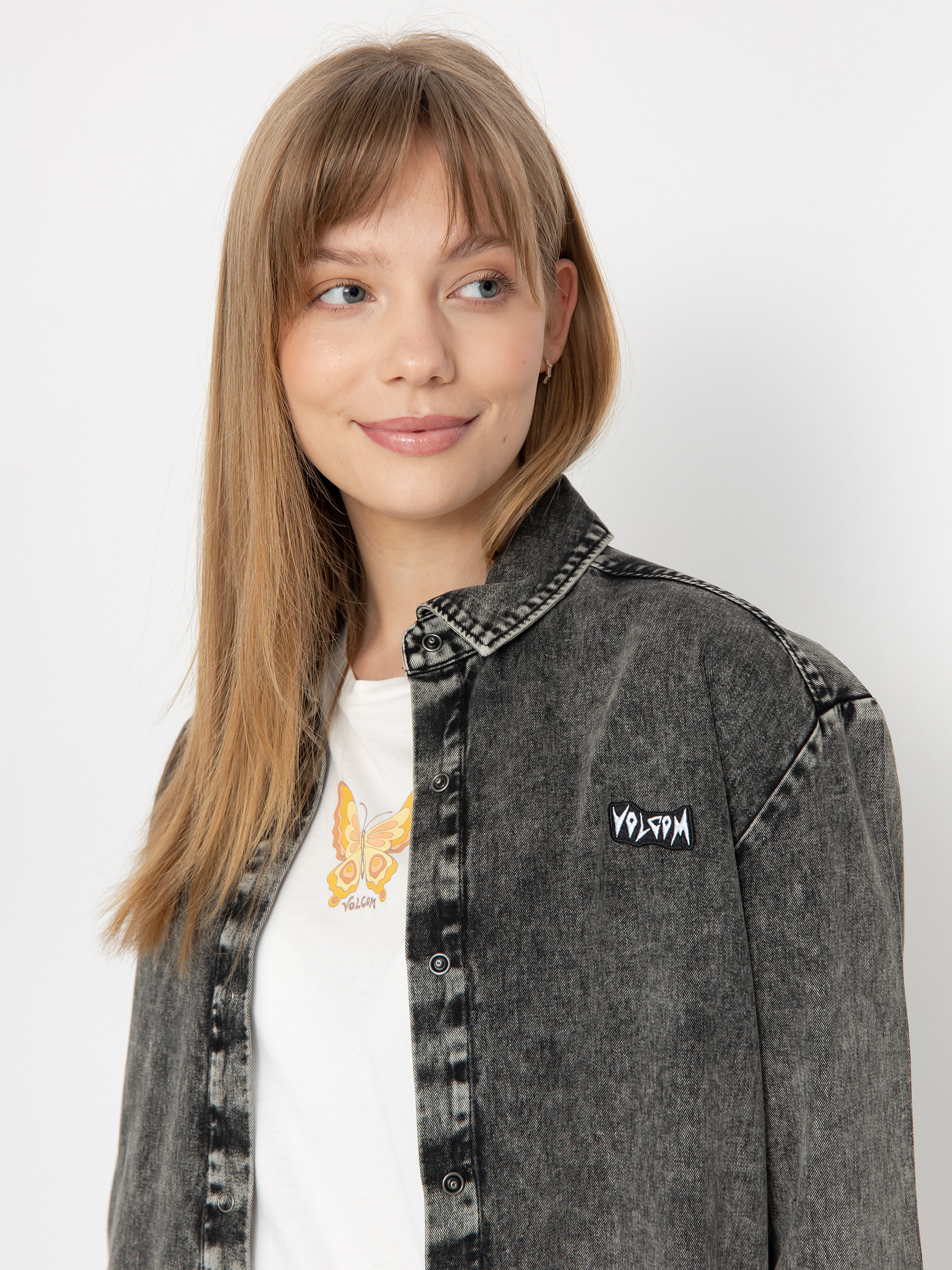 Блузи Volcom Asphalt Shirt Ls Wmn (black)