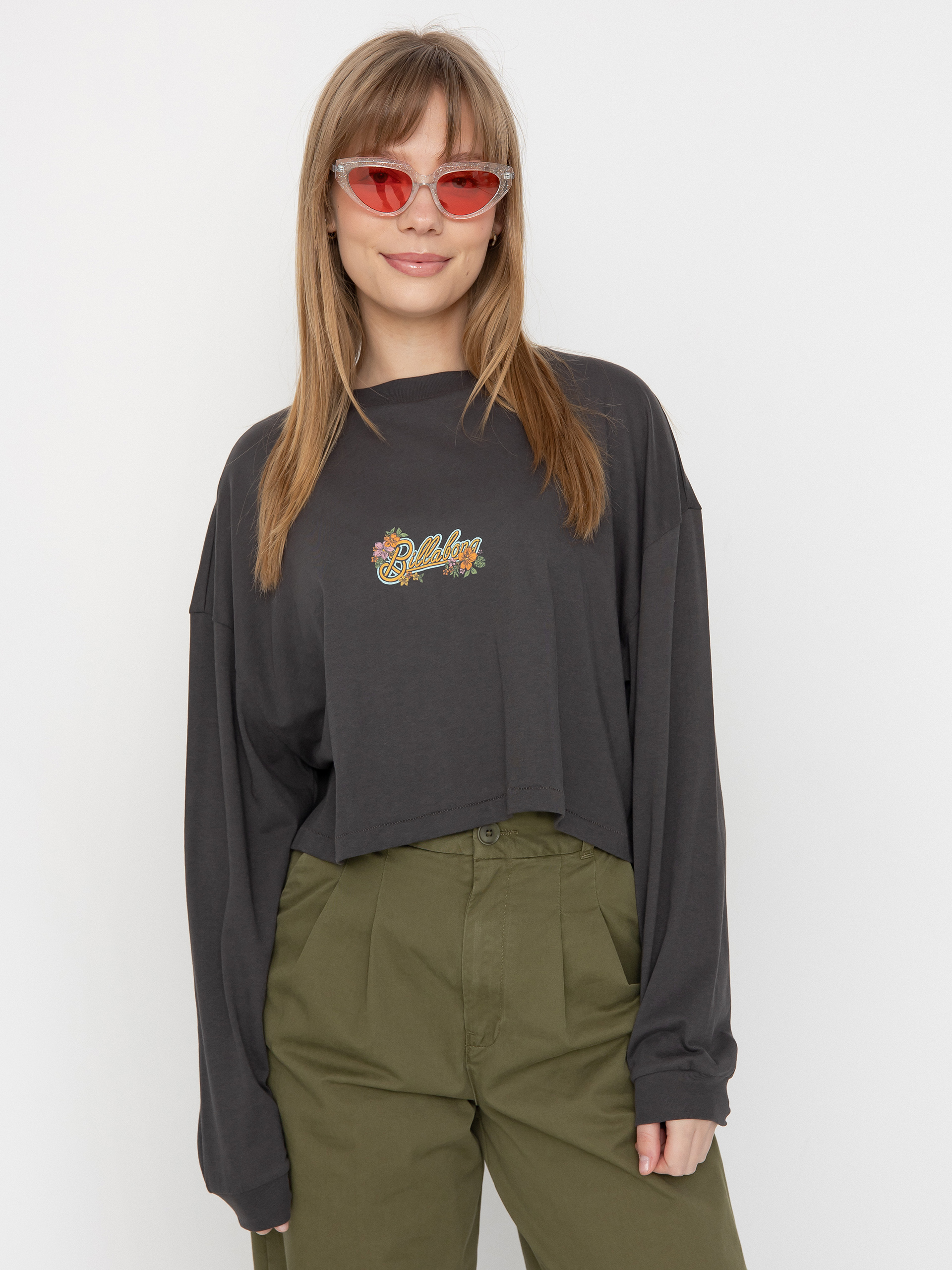 Тениска Billabong Beach Boyfriend Crop Wmn (black sands)