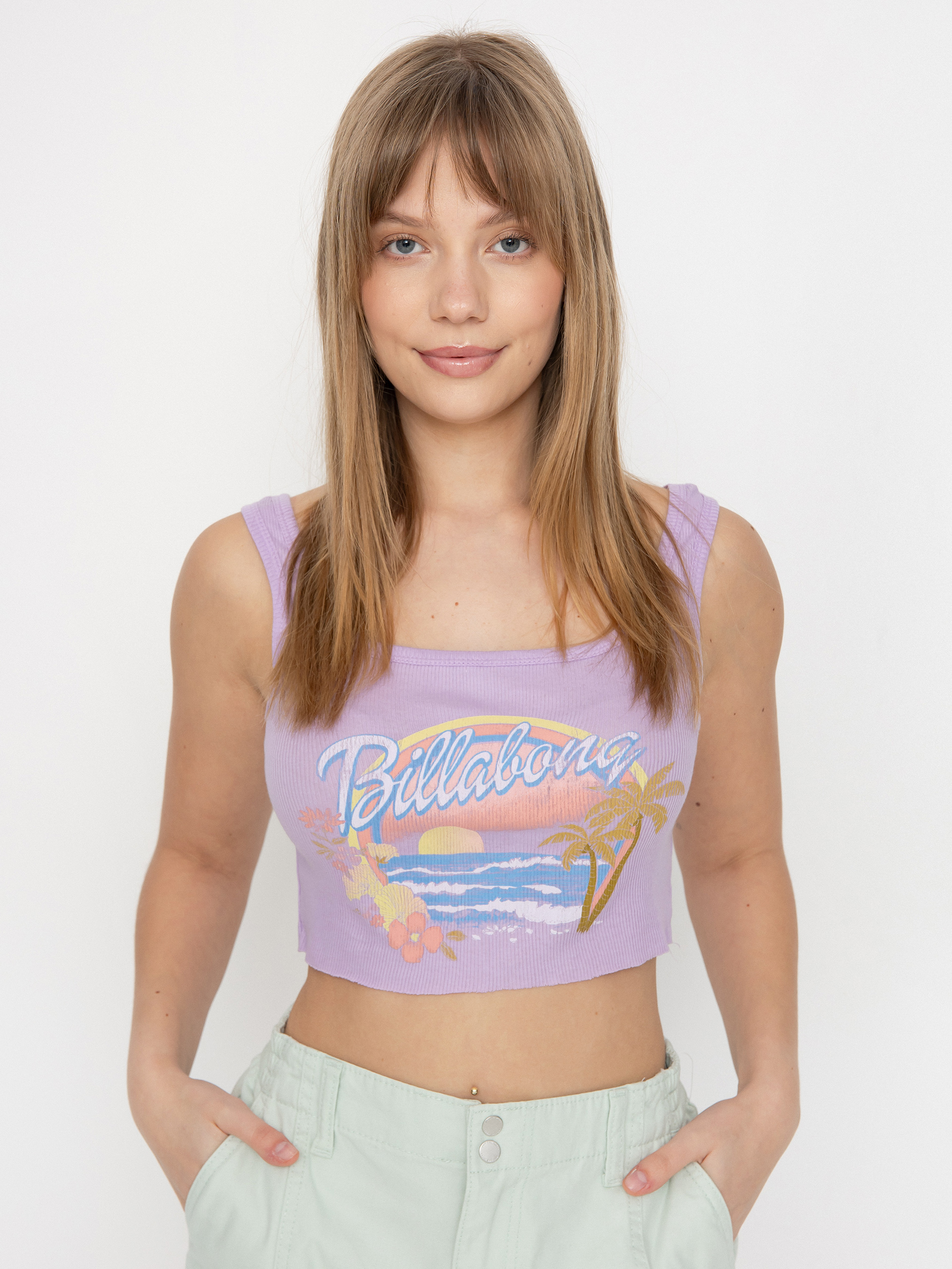 Тениска Billabong Wild Waves Wmn (peaceful lilac)