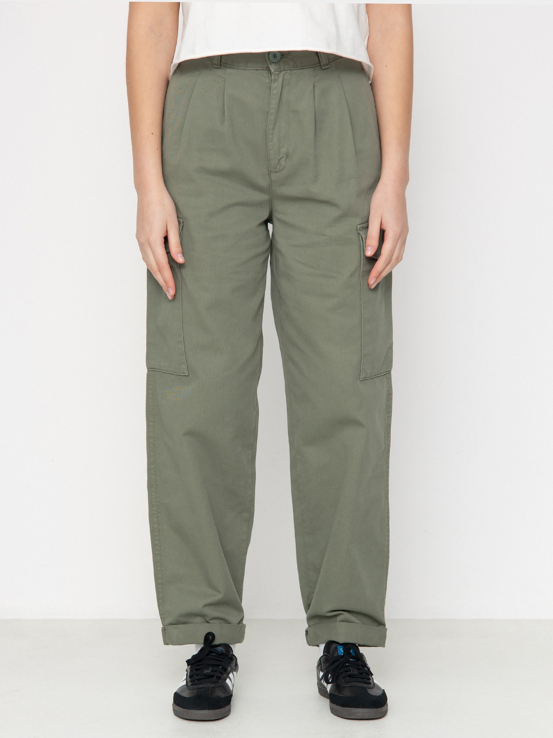 Панталони Carhartt WIP Collins Wmn (park)