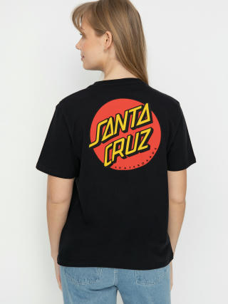 Тениска Santa Cruz Classic Dot Chest Wmn (black)