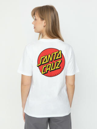 Тениска Santa Cruz Classic Dot Chest Wmn (white)
