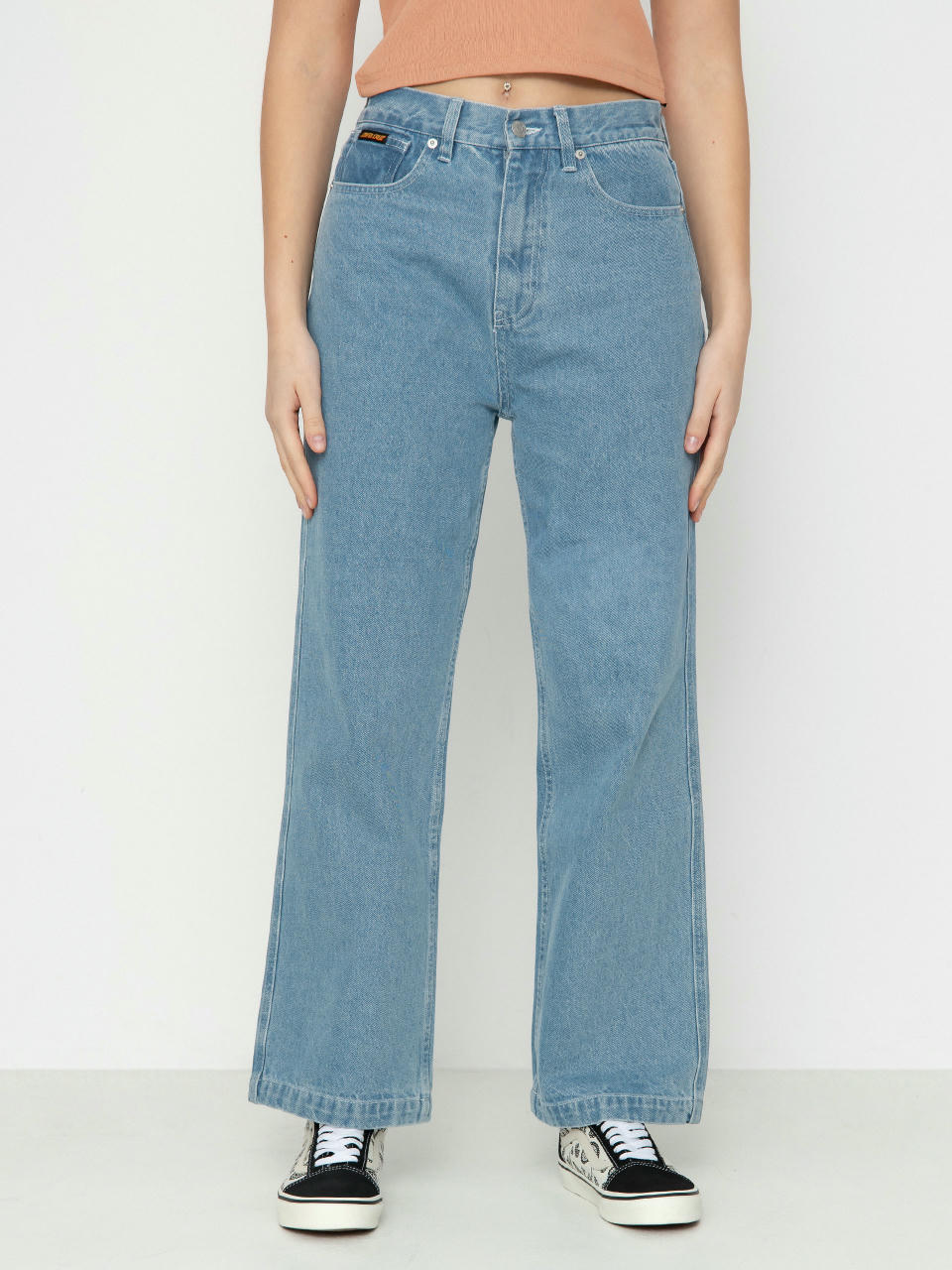 Панталони Santa Cruz Classic Baggy Jeans Wmn (bleach blue)