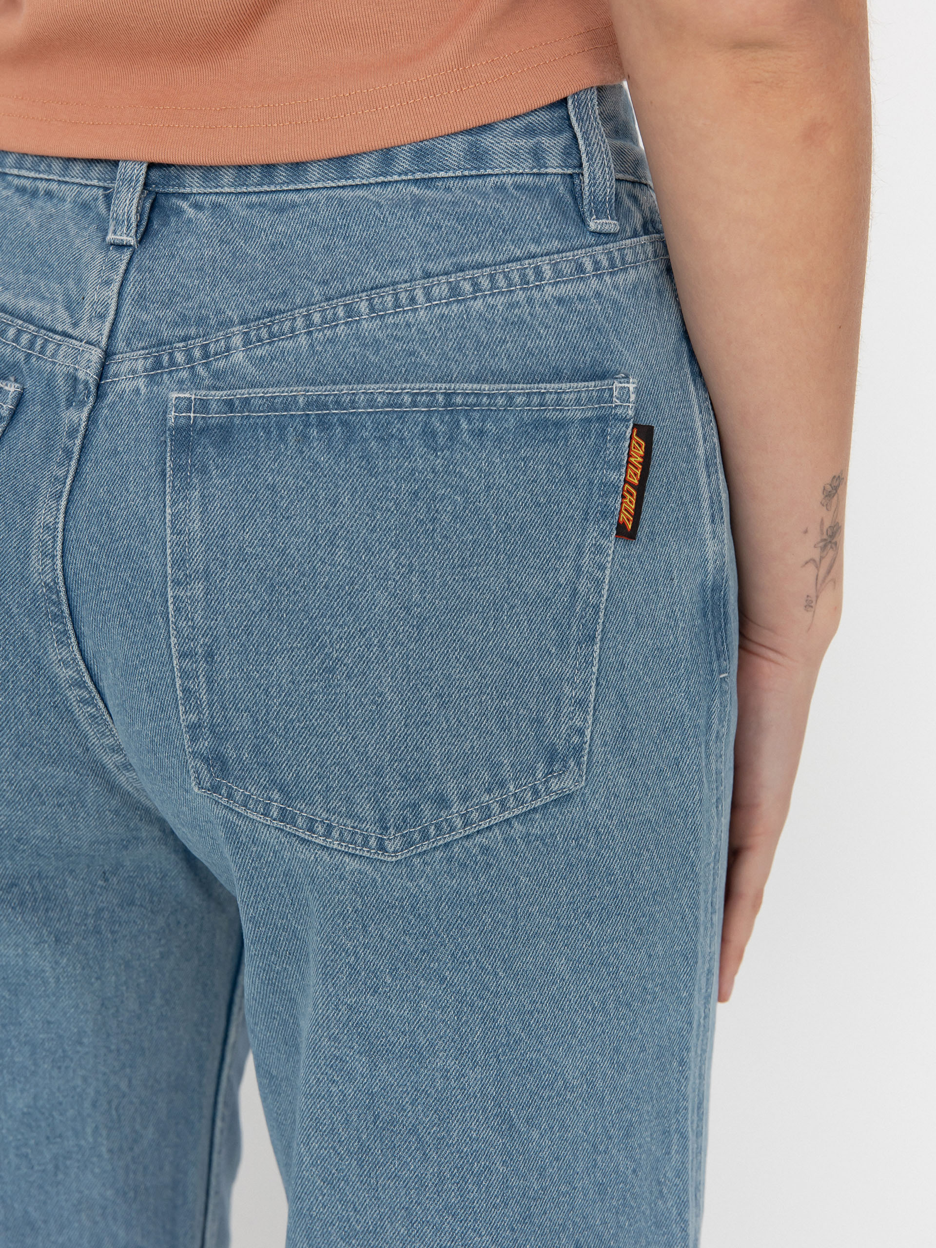 Панталони Santa Cruz Classic Baggy Jeans Wmn (bleach blue)