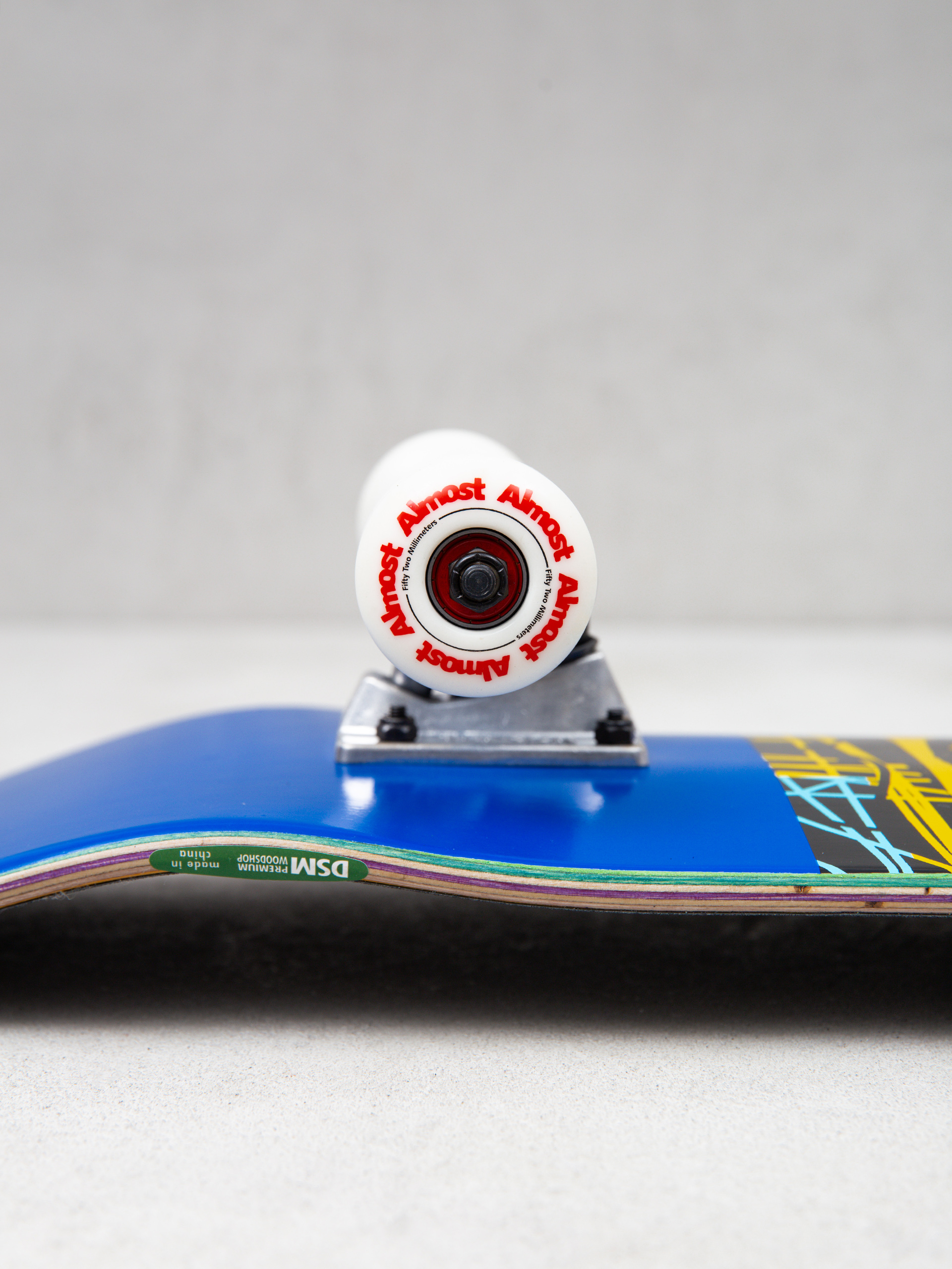 Скейтборд Almost Scum Punk Resin (navy/yellow/red)