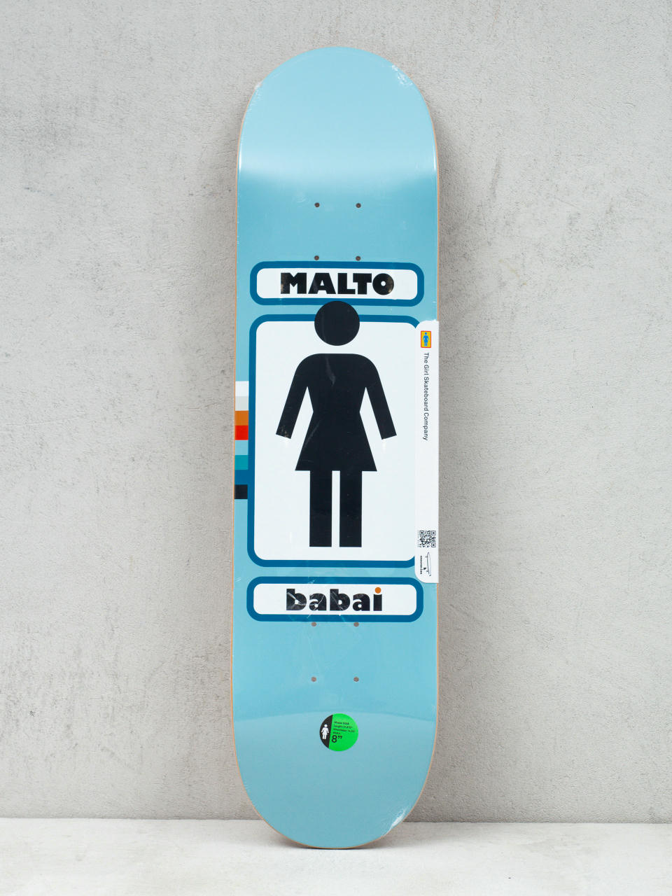 Дъска Girl Skateboard Malto 93 Til (light blue/black)