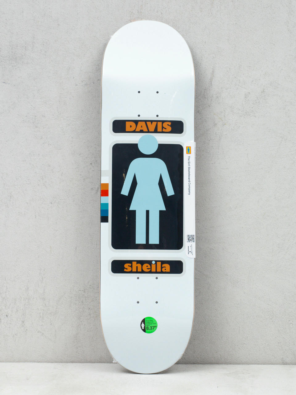 Дъска Girl Skateboard Davis 93 Til (white/light blue)