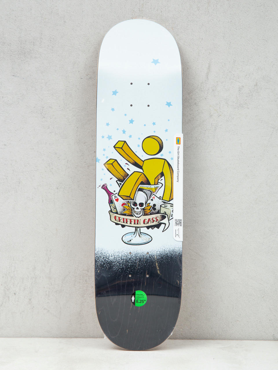 Дъска Girl Skateboard Gass Mans Ruin (white/black/yellow)