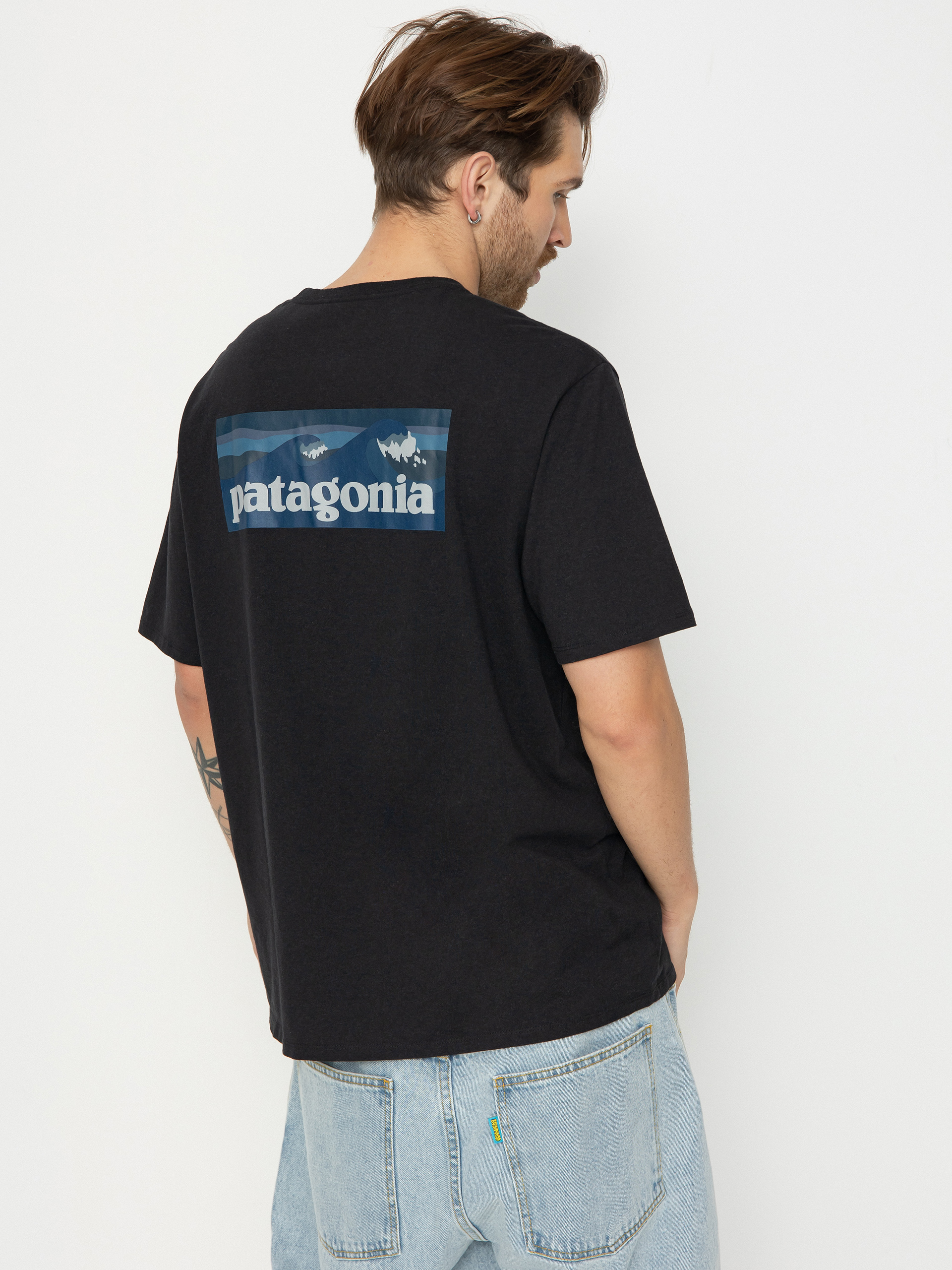 u0422u0435u043du0438u0441u043au0430 Patagonia Boardshort Logo Pocket Responsibili (ink black)