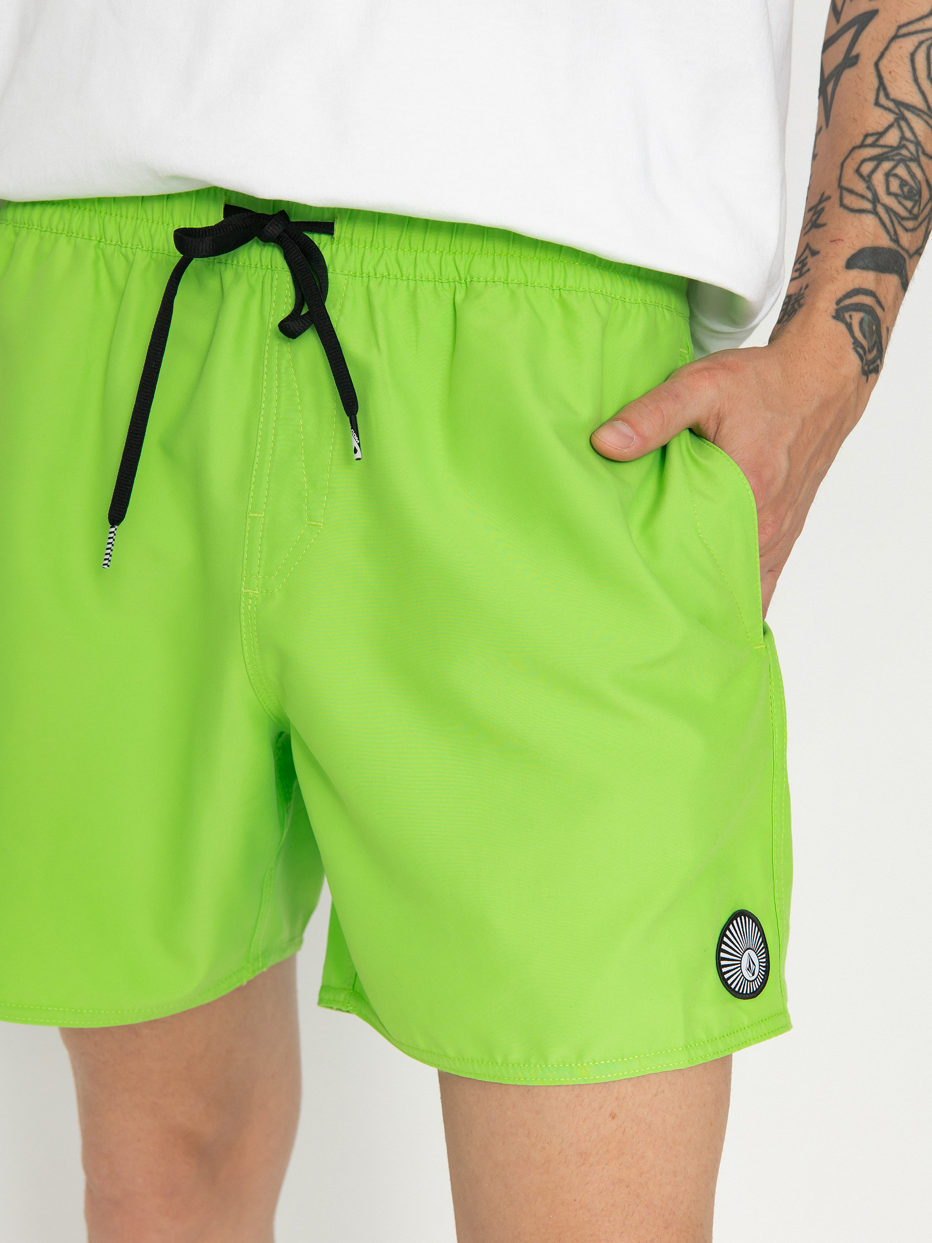 Къси панталони Volcom Lido Solid 16 (electric green)