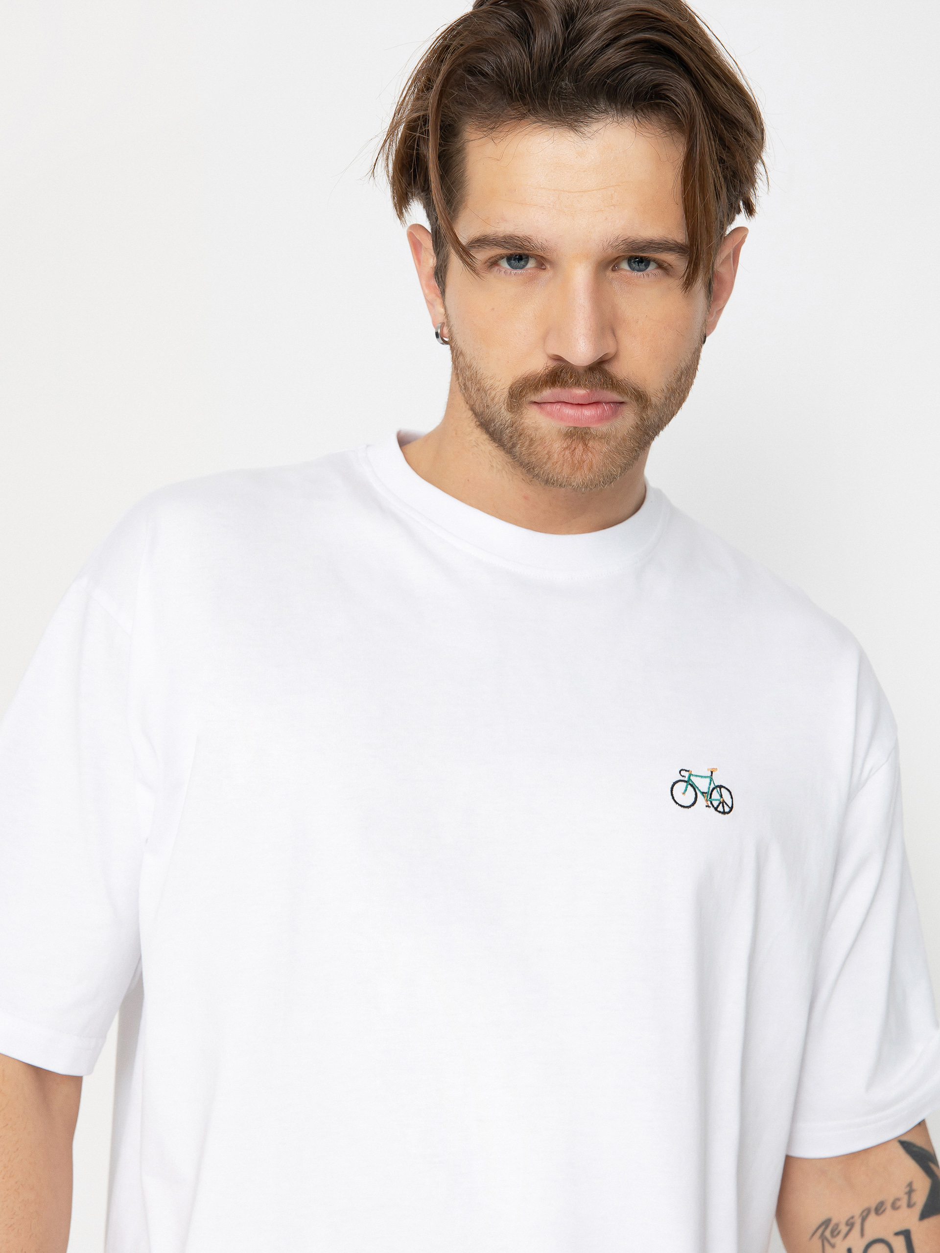Тениска Iriedaily Peaceride Emb (white)