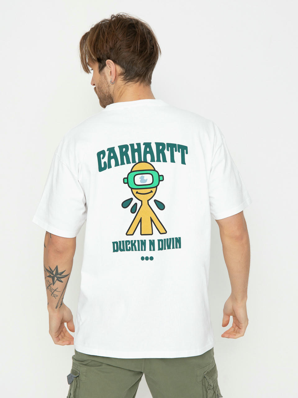 Тениска Carhartt WIP Duckin (white)