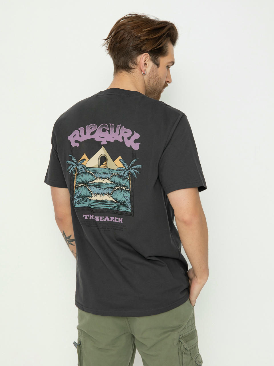 Тениска Rip Curl The Sphinx (washed black)