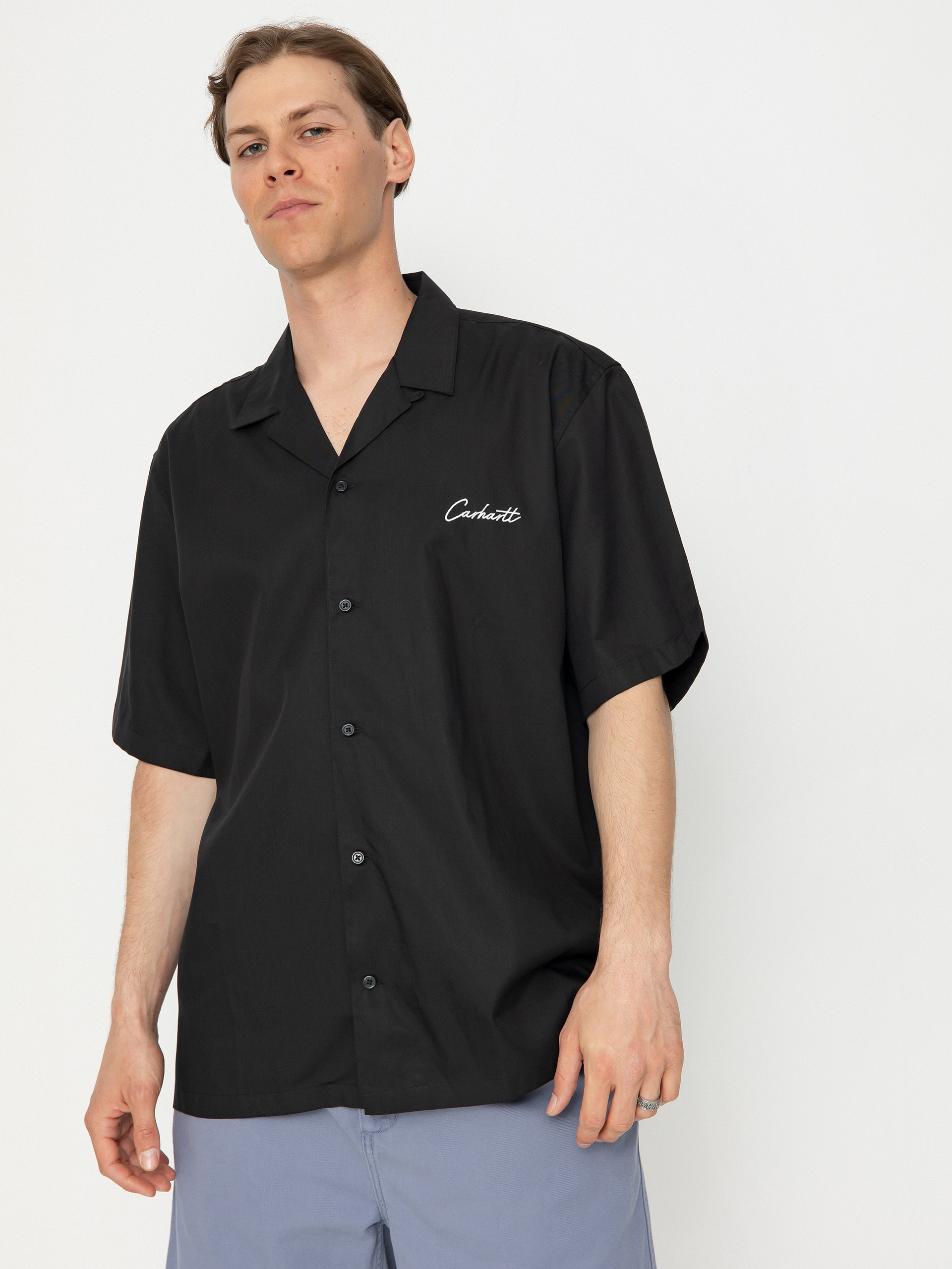 Риза Carhartt WIP Delray (black/wax)